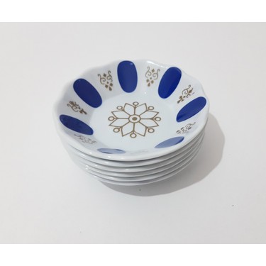 MELAMİN ASLAN ÇAY TABAĞI MAVİ 