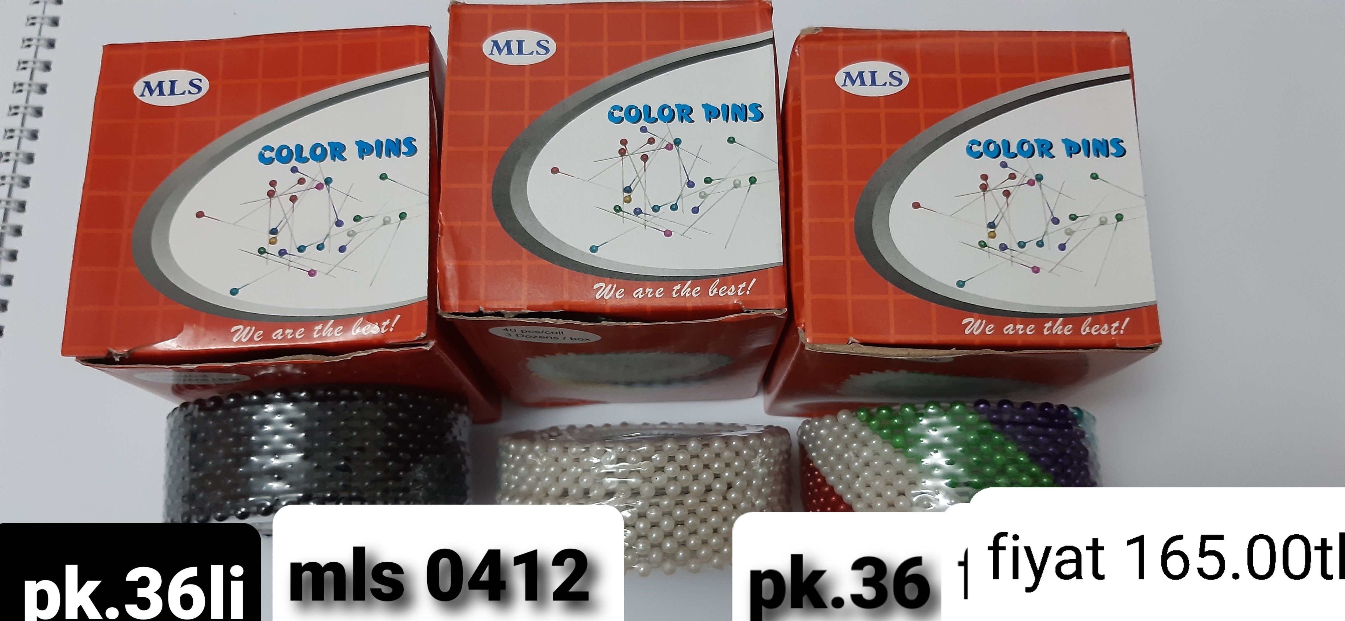 Toplu İgne 36 lı pk 0412