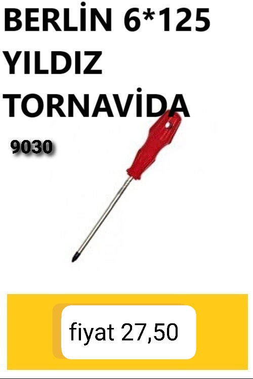 BERLİN 6*125 YILDIZ TORNAVİDA  9030