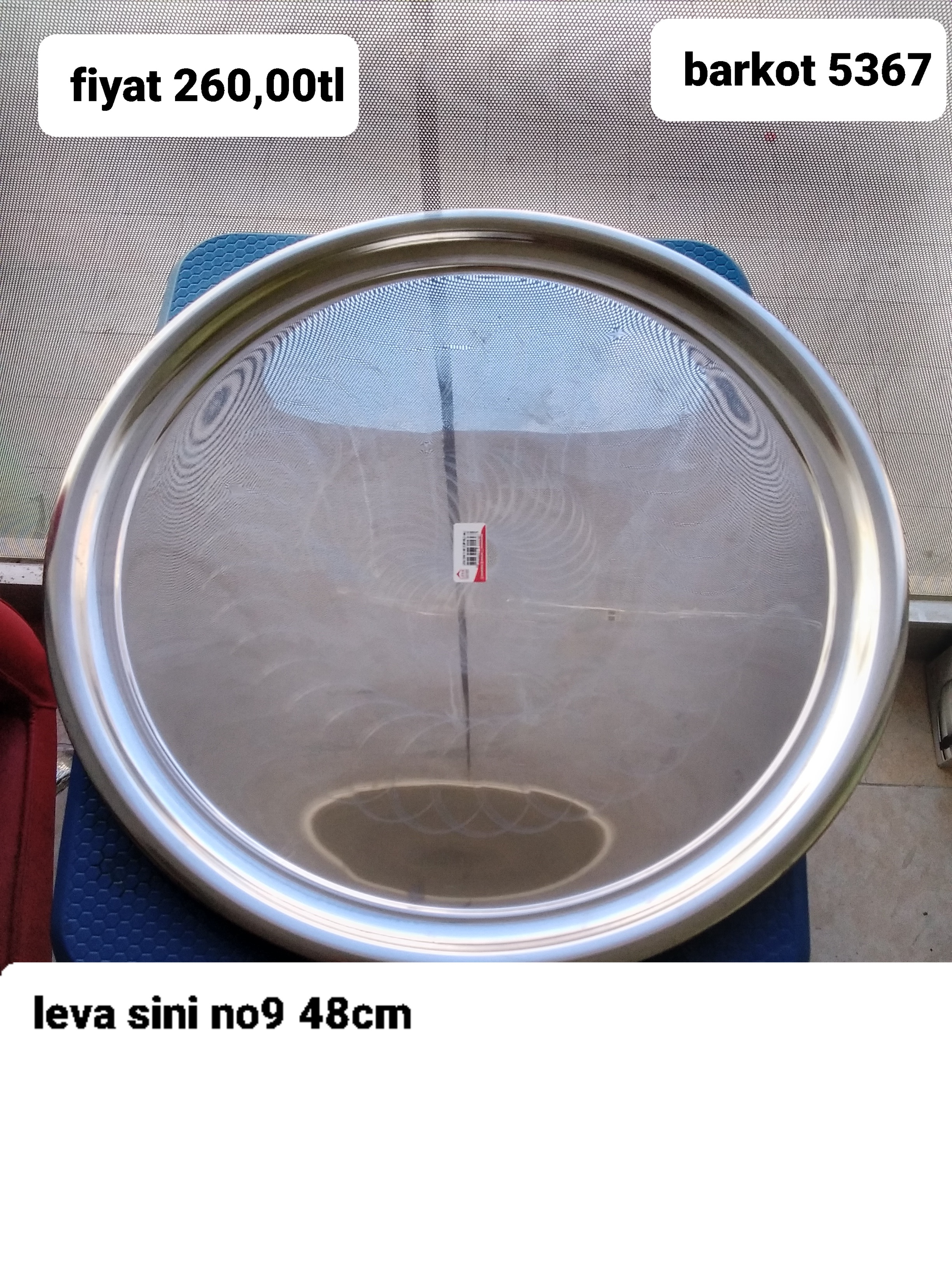 LEVA SİNİ NO9 48CM 5367
