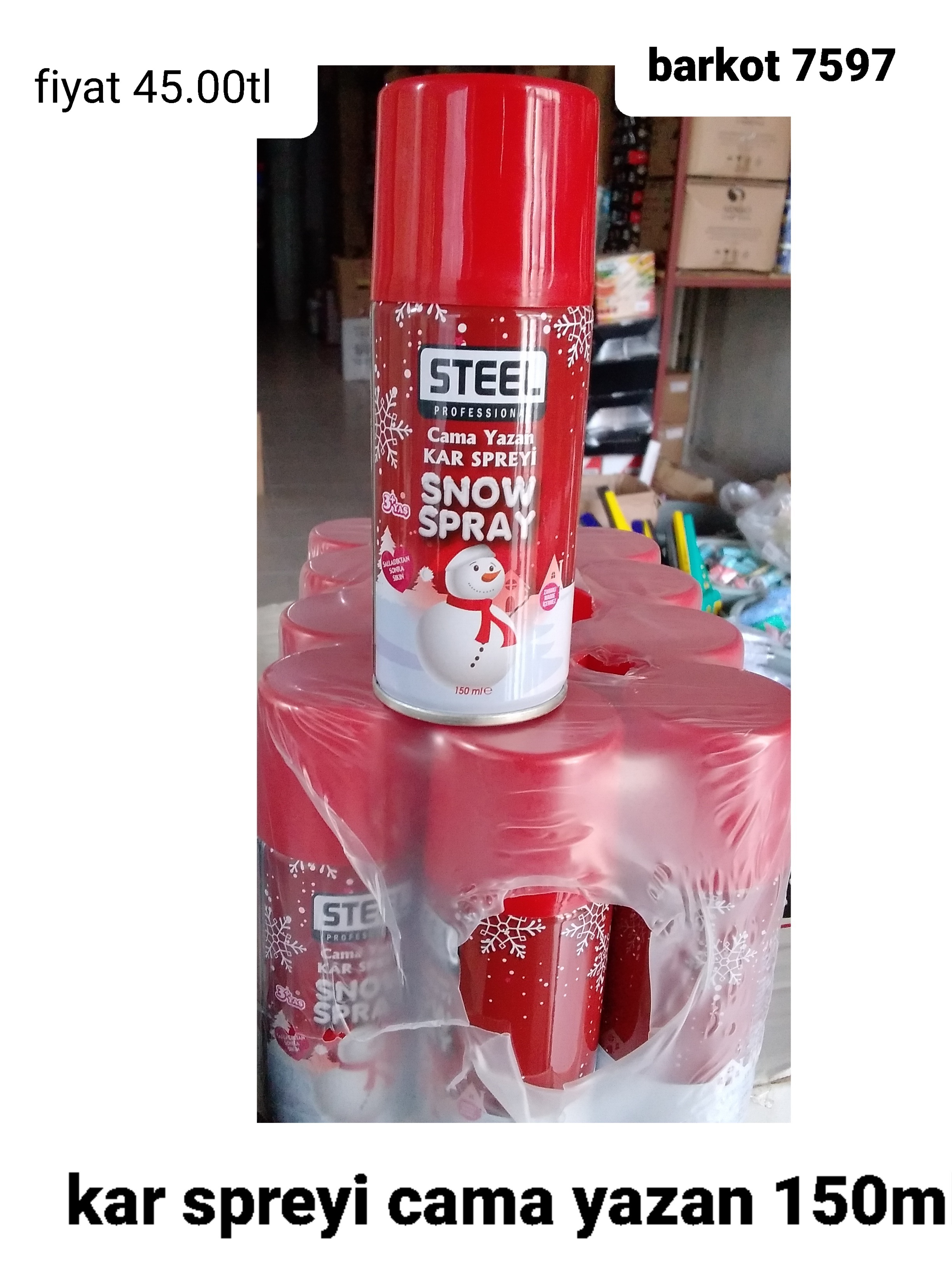 STEEL KAR SPREYİ 150ML  7597