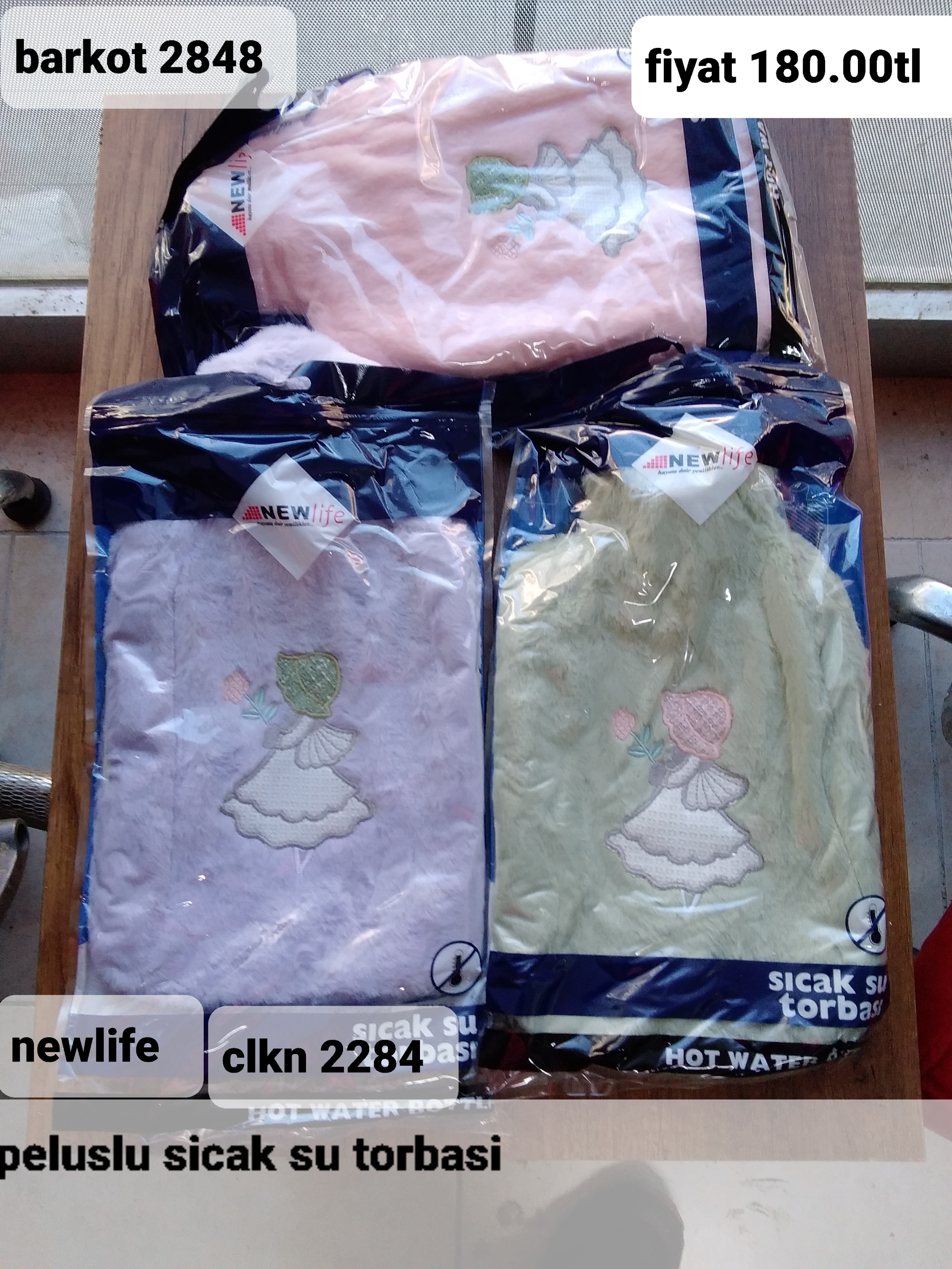 NEWLIFE PELUŞ SICAK SU TORBASI 2284