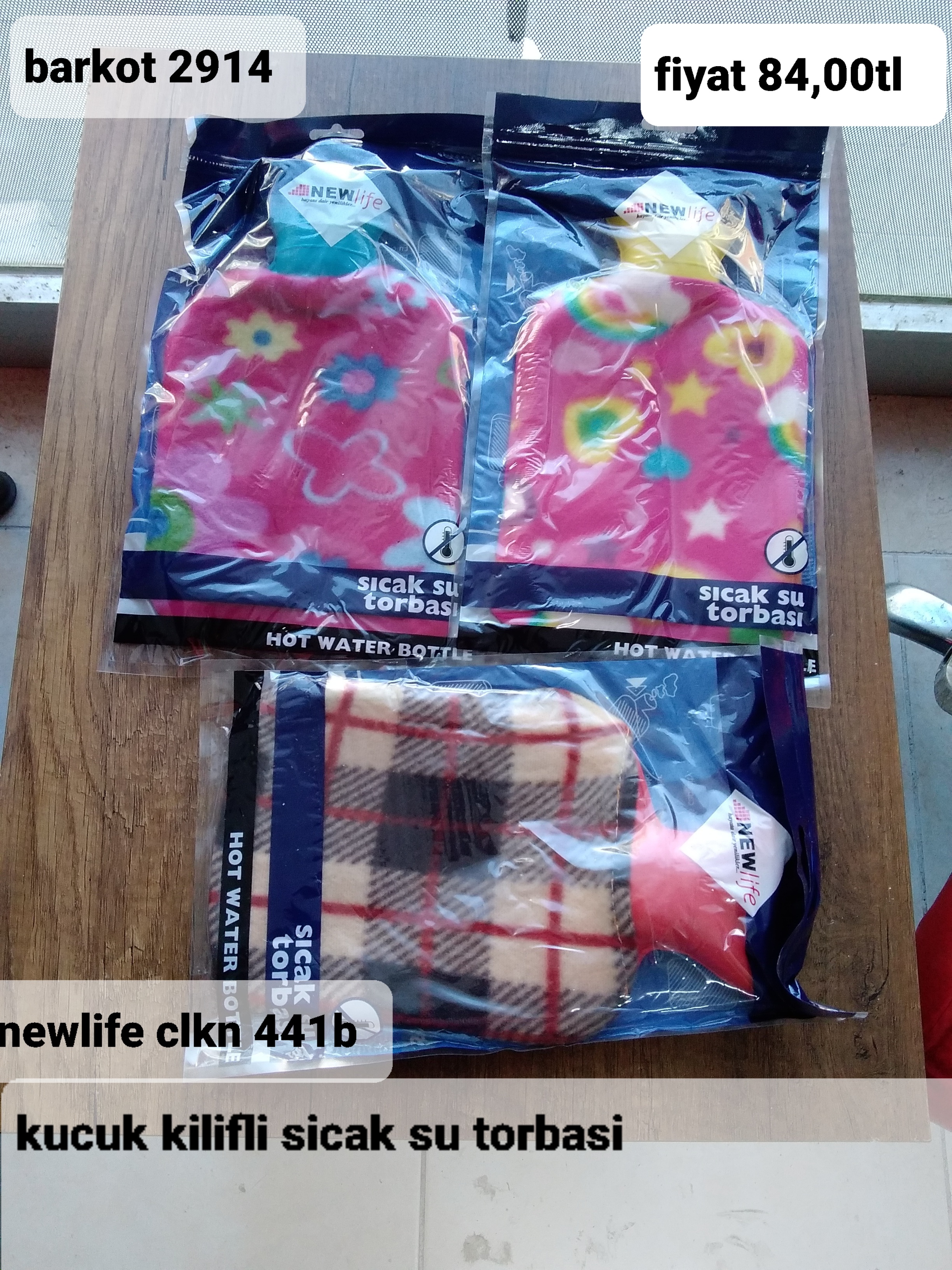 KÜÇÜK KILIFLI SICAK SU TORBASI 2914