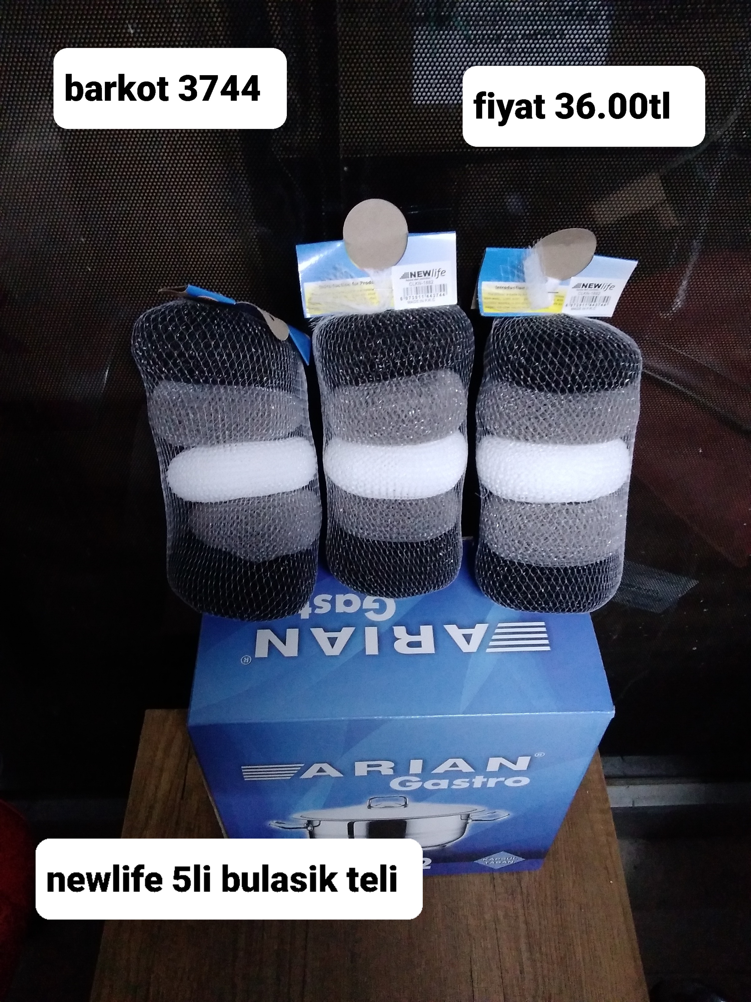 NEWLİFE 5 Lİ BULAŞIK TELİ 3744