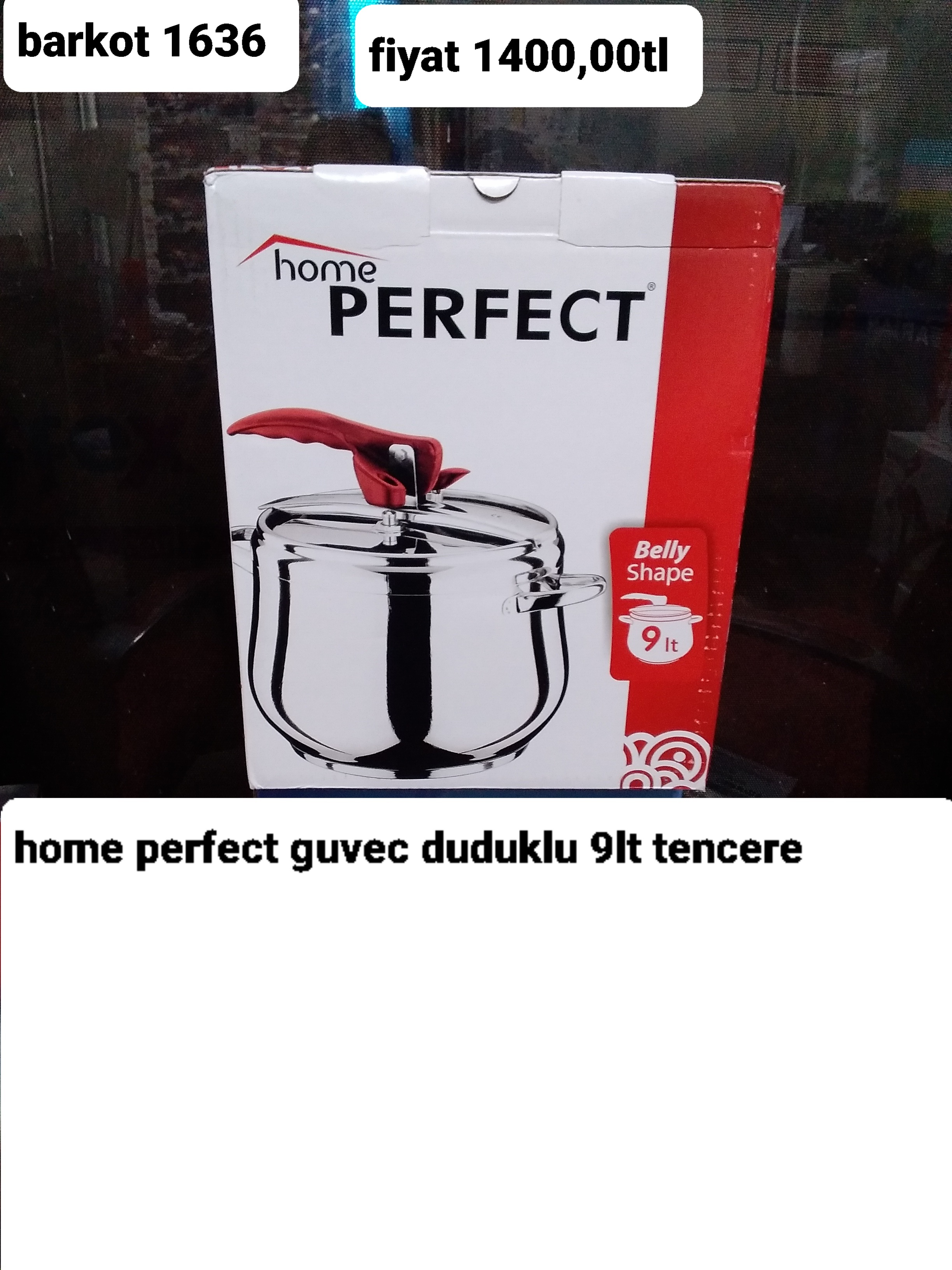 HOME PERFECT GÜVEÇ DÜDÜKLÜ 9LT TENCERE 1636 