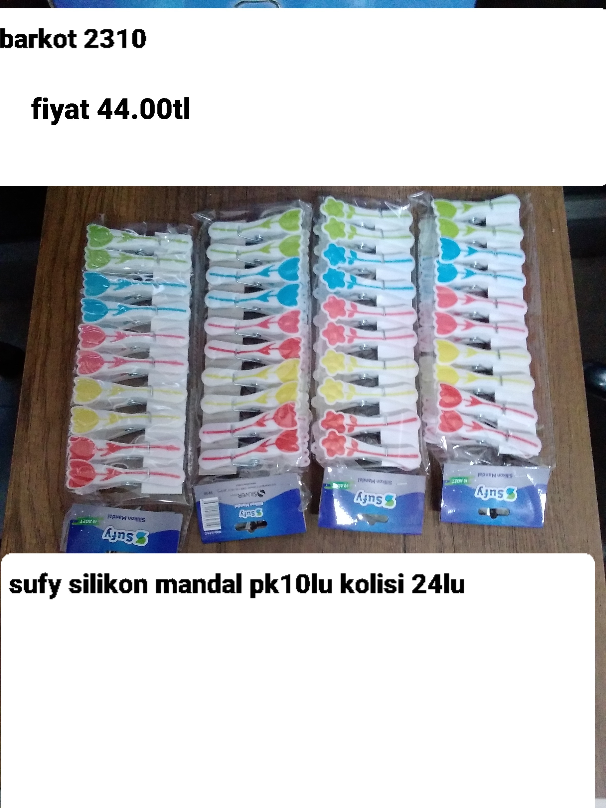 SUFY SİLİKON MANDAL PK 10 LU  2310 