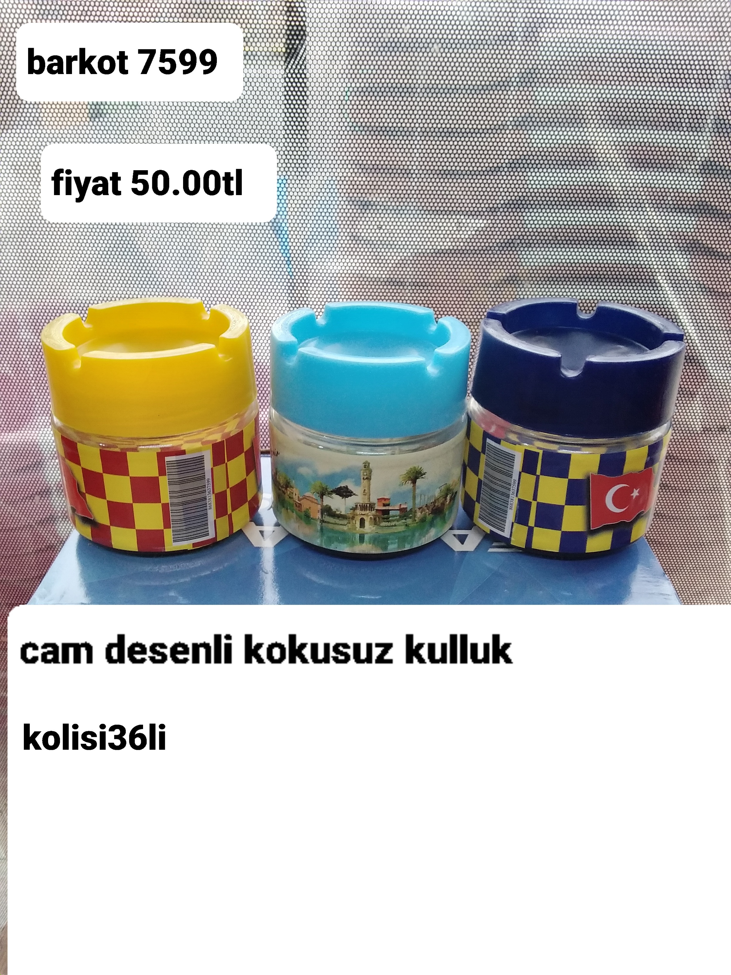 CAM DESENLİ KOKUSUZ KÜLLÜK  7599