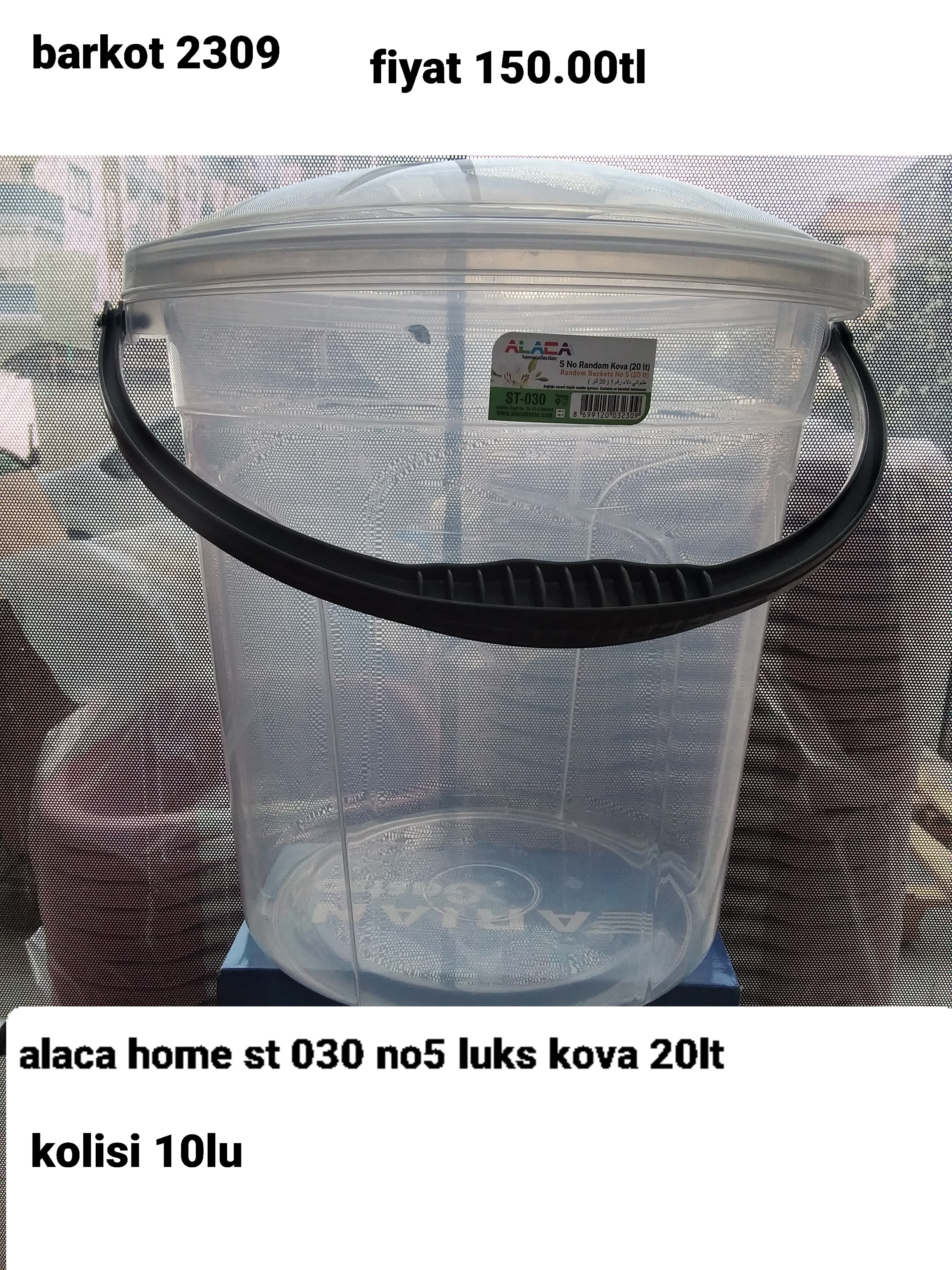 ALACA HOME ST 030 NO 5 LÜKS KOVA 20LT   2309