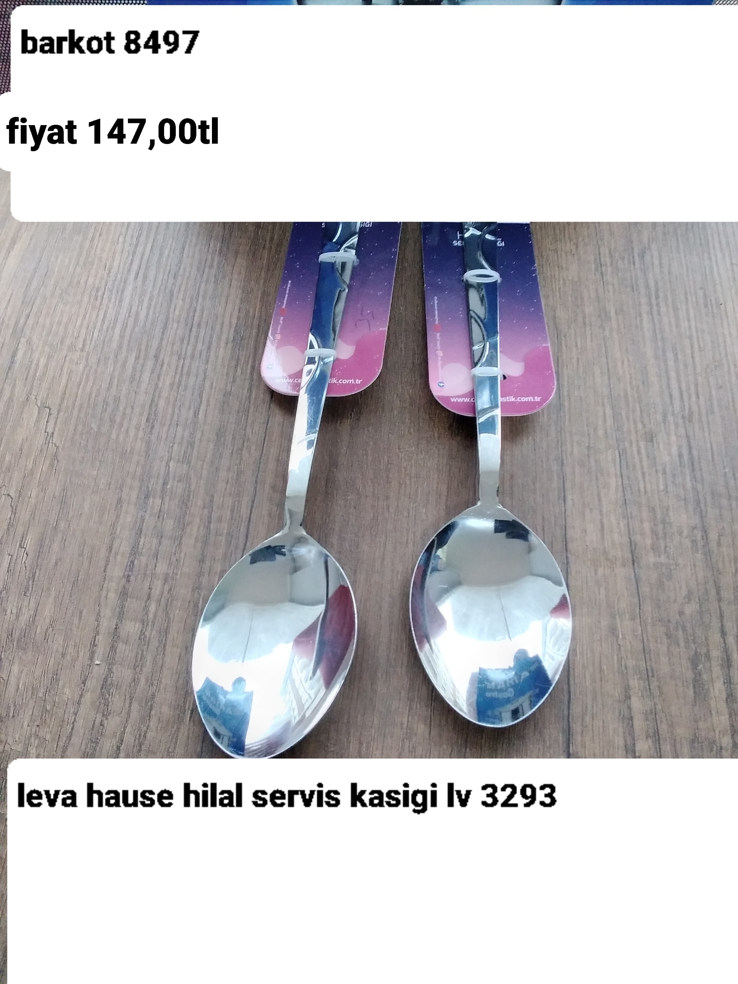 LEVA HOUSE HİLAL SERVİS KAŞIĞI LV 3293 8497