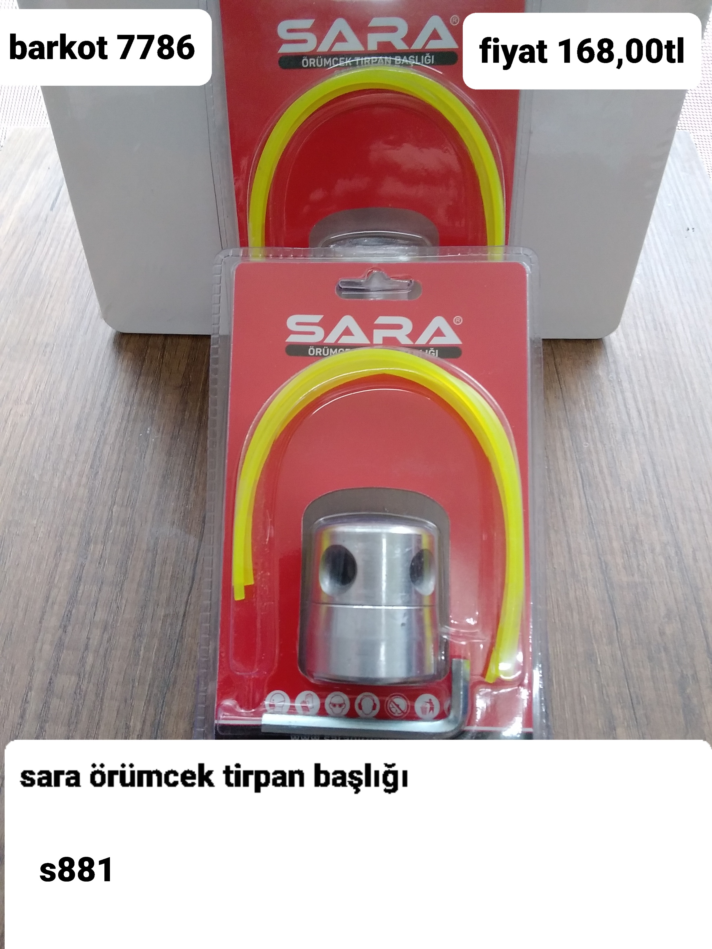 SARA ÖRÜMCEK TIRPAN BAŞLIĞI 7786