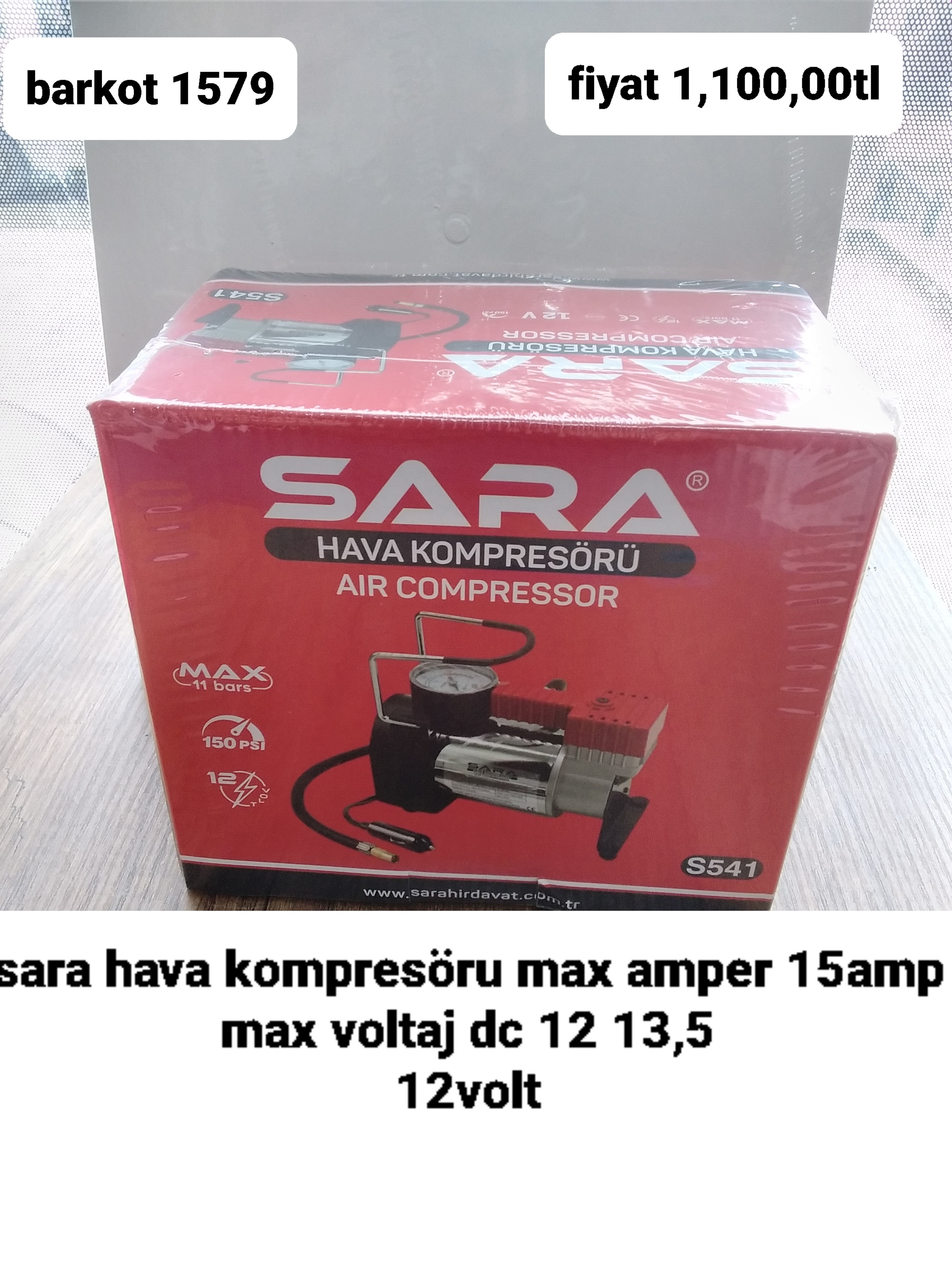 SARA HAVA KOMPRESÖRÜ  1579