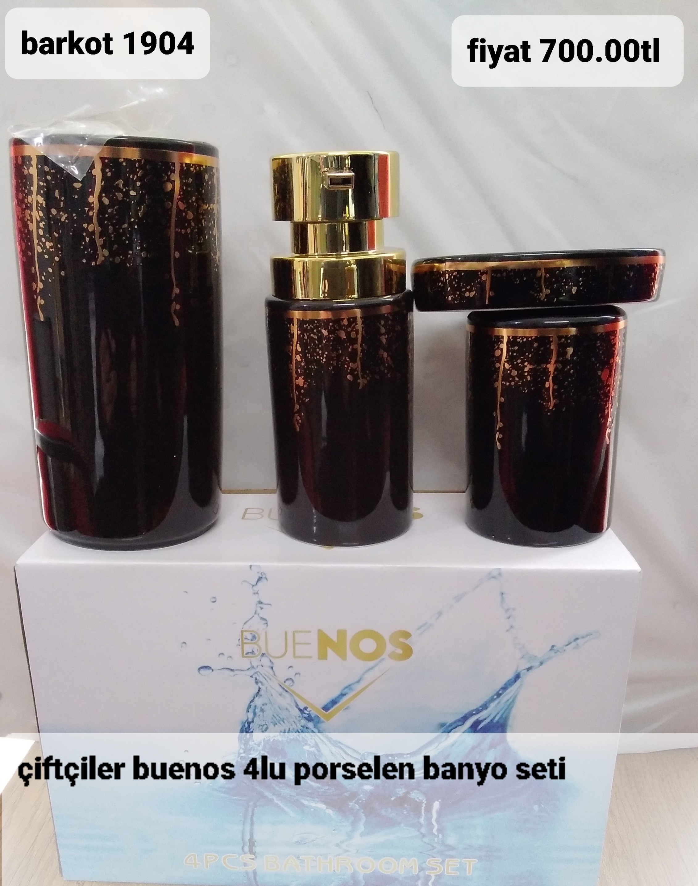 ÇİFTÇİLER BUENOS PORSELEN BANYO SETİ 1904