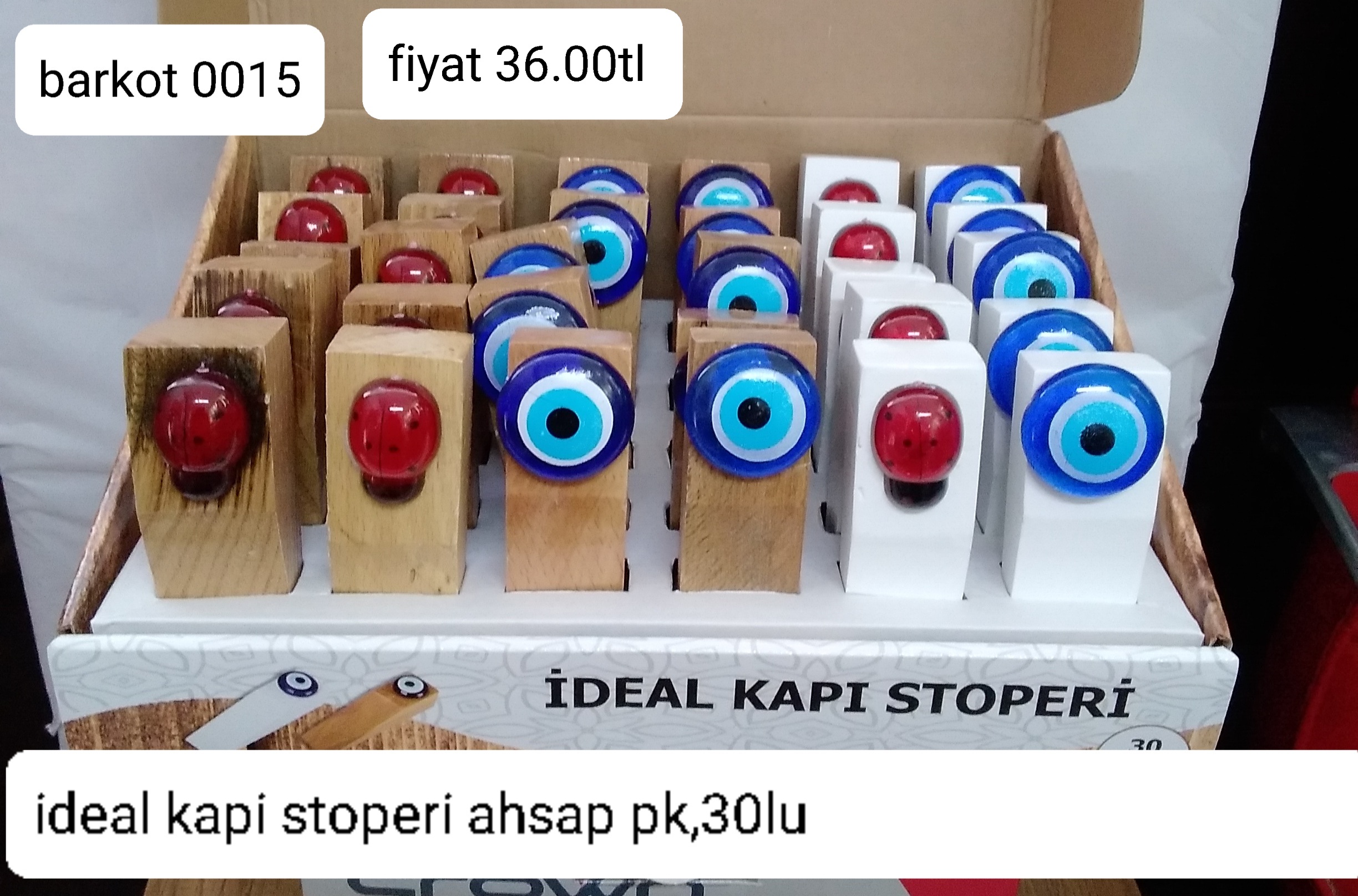 İDEAL KAPI STOPERİ AHŞAP PI,30LU 0015