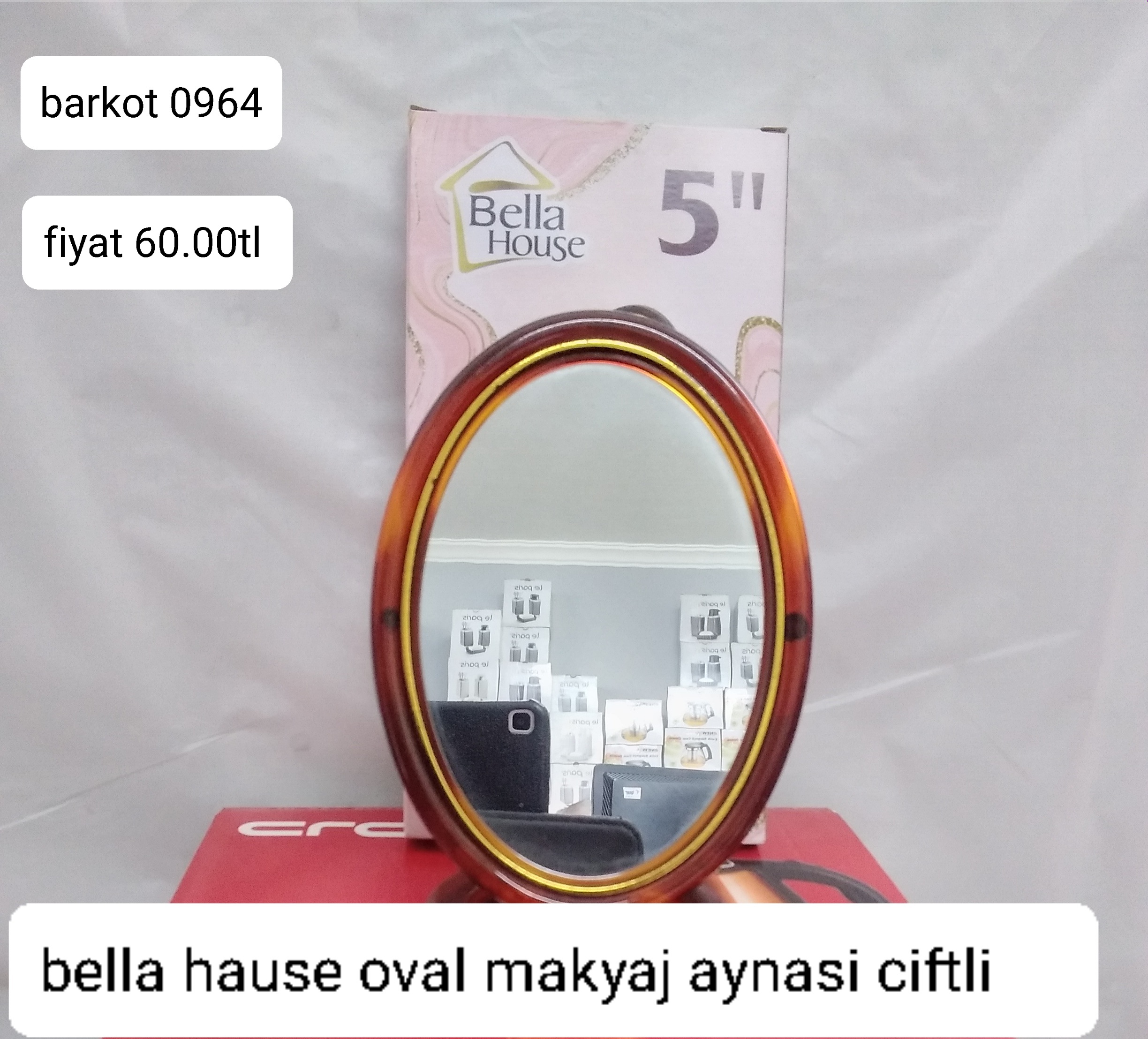 BELLA HOUSE OVAL MAKJAY AYNASI ÇİFTLİ 0964