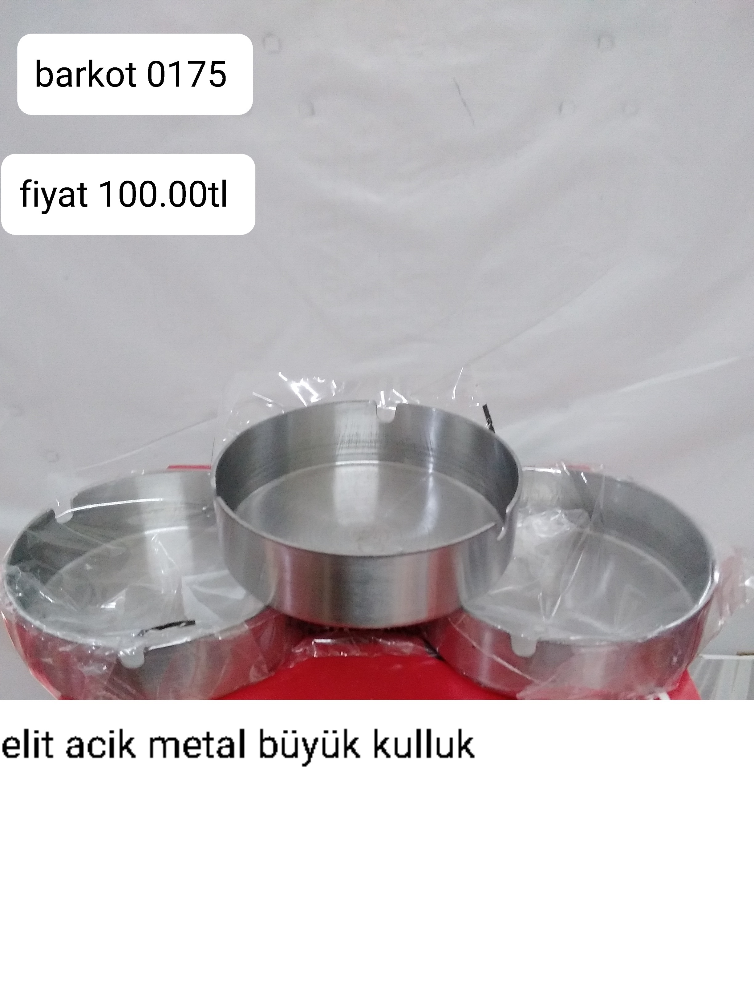 ELİT AÇIK METAL BÜYÜK KÜLLÜK 0175