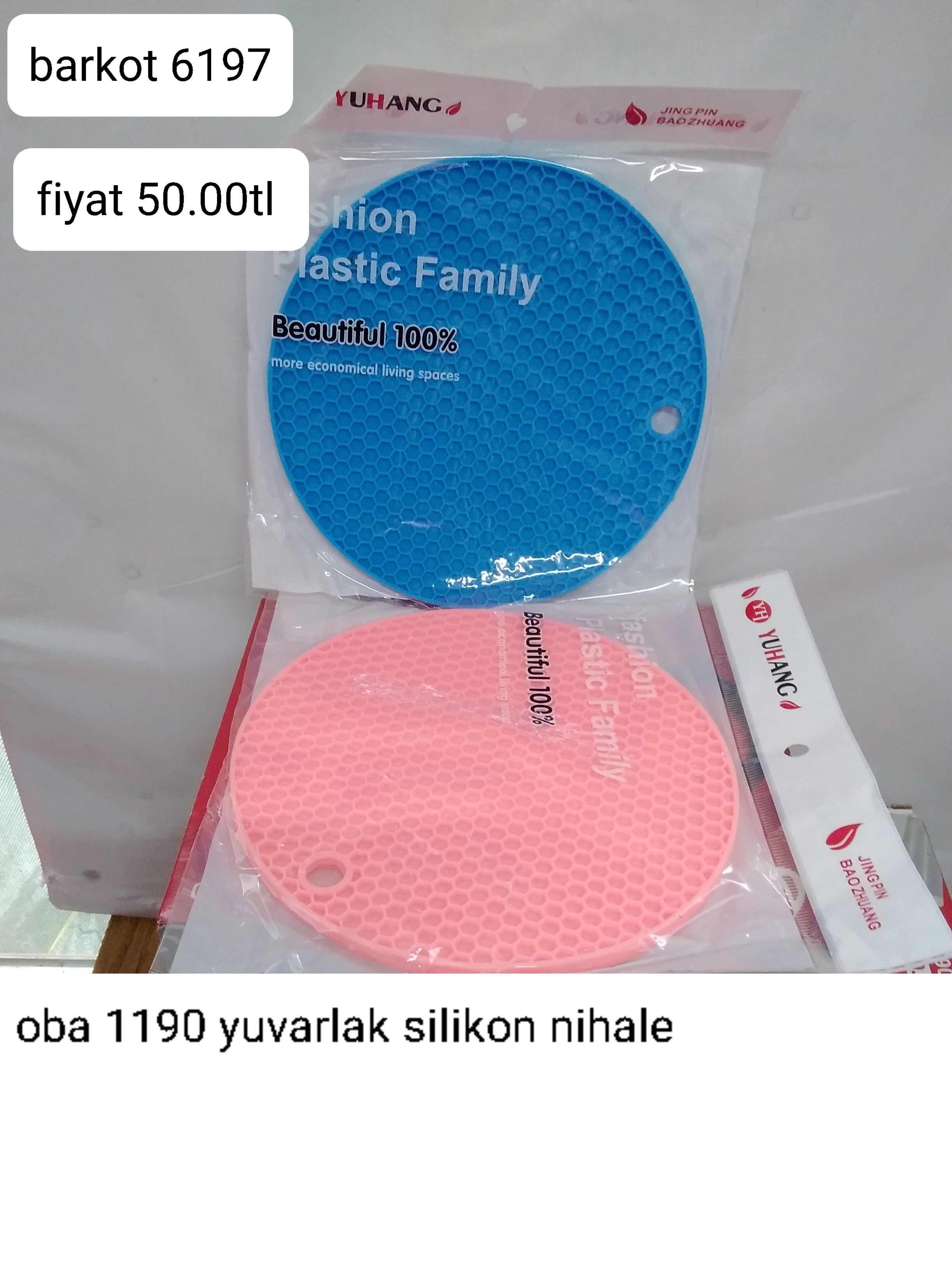 OBA 1190 YUVARLAK SİLİKON NİHALE 6197