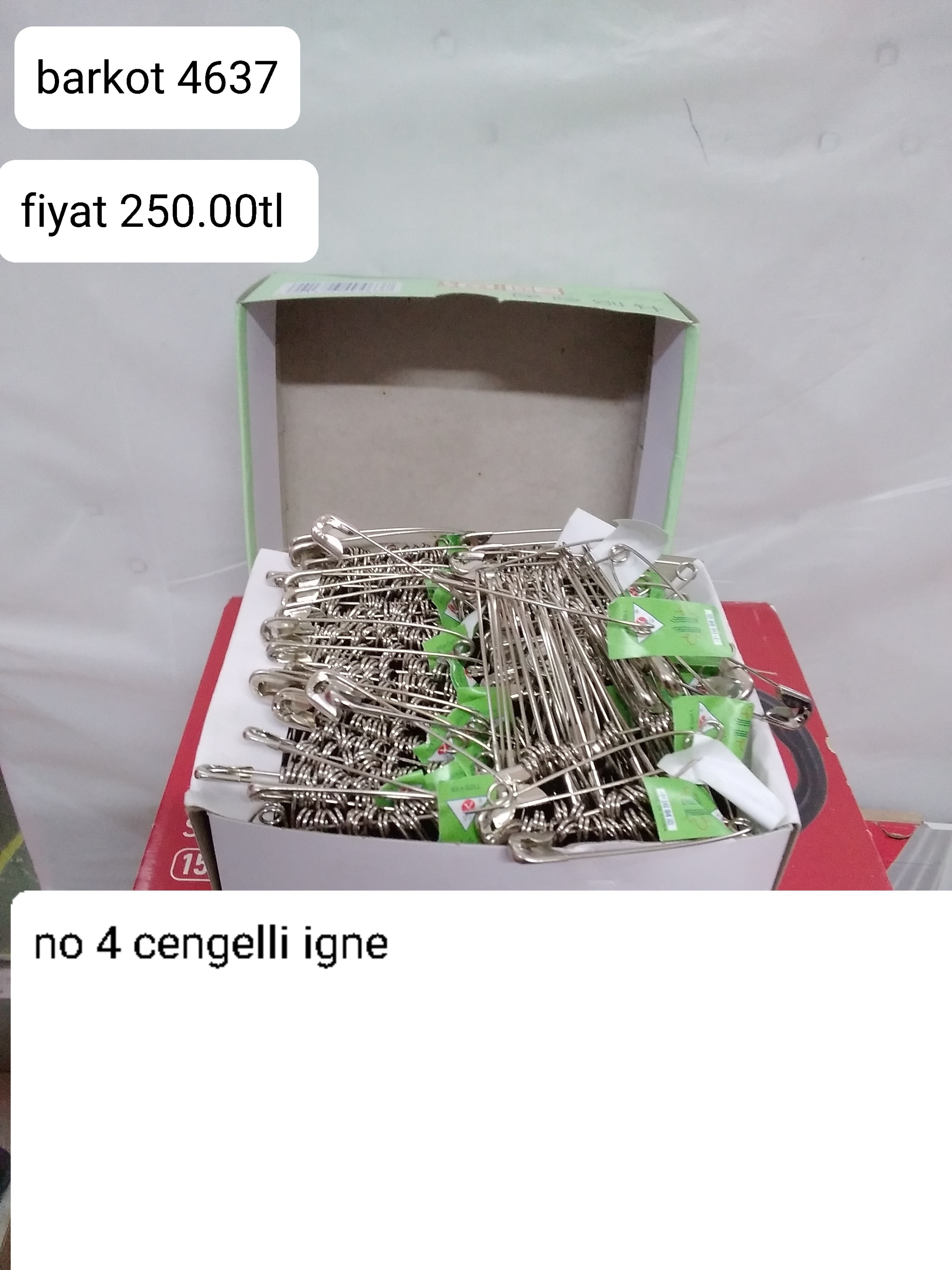 NO 4 ÇENGELLİ İGNE 4637