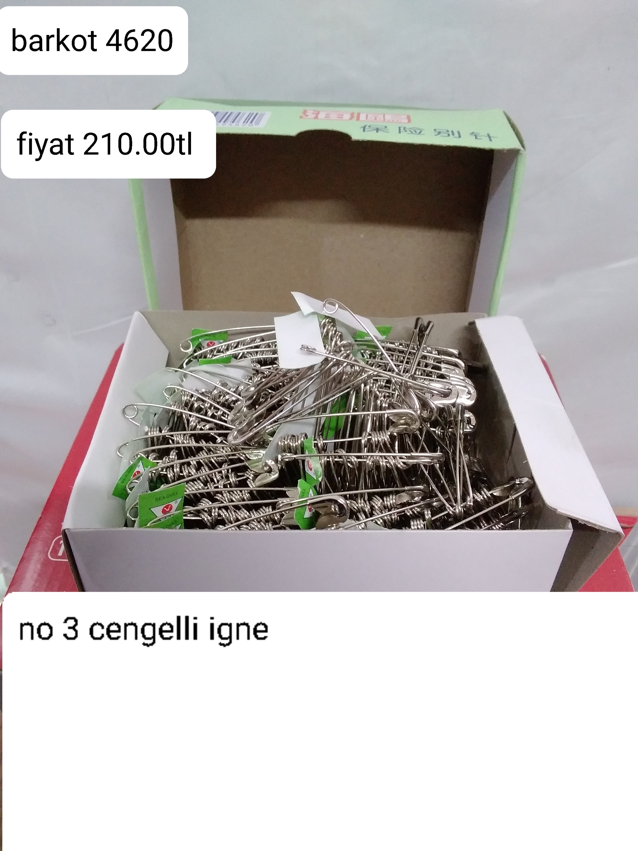 NO 3 ÇENGELLİ İĞNE 4620