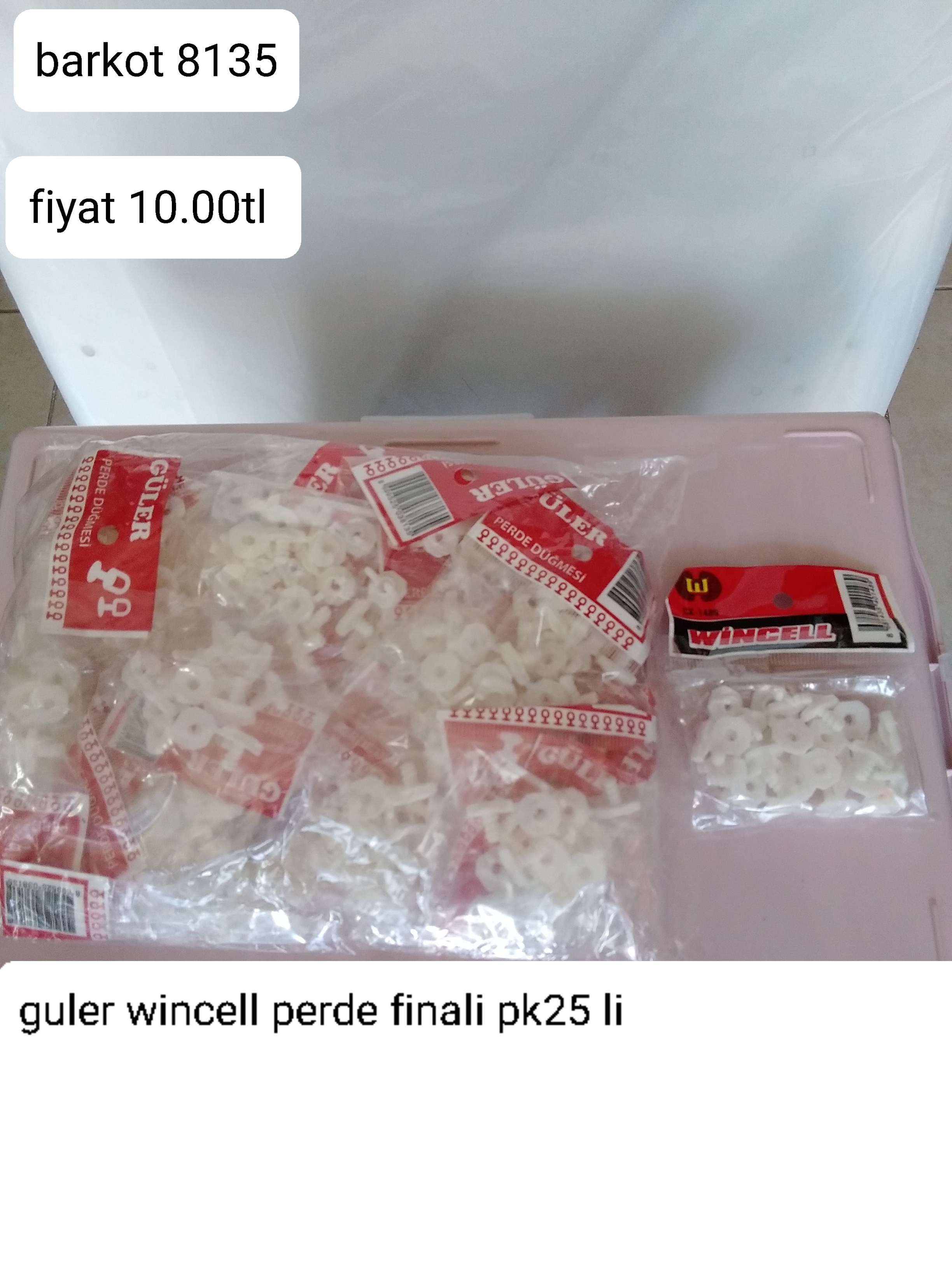 GÜLER WİNCELL PERDE FİNALİ PK25 Lİ 8135