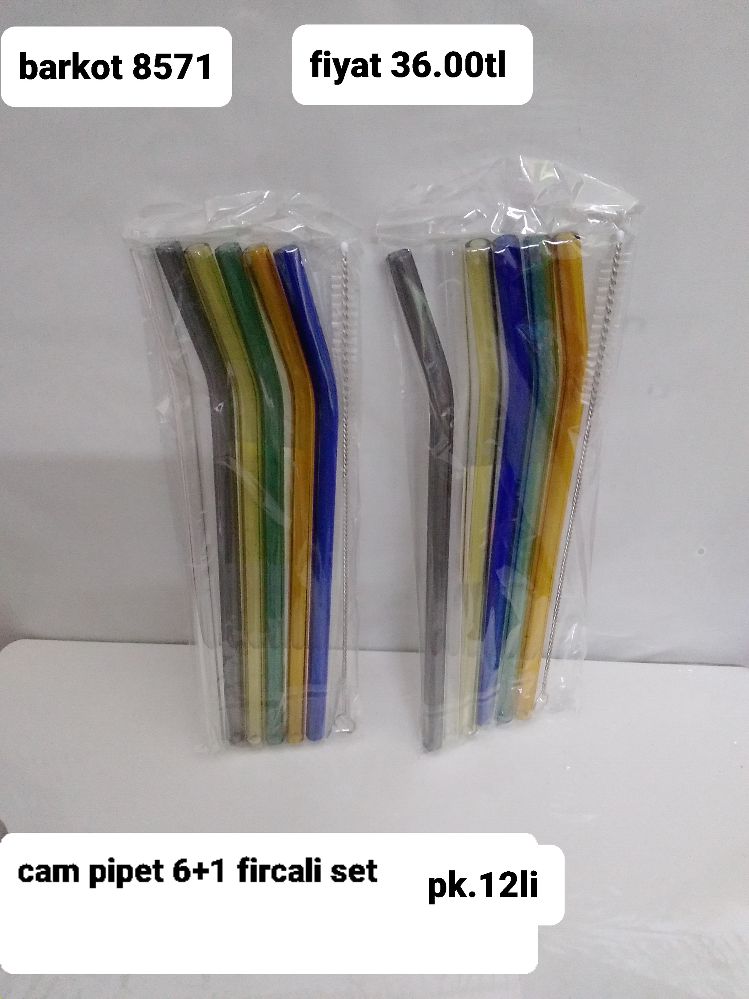 CAM PİPET 6+1 FIRÇALI SET 8571