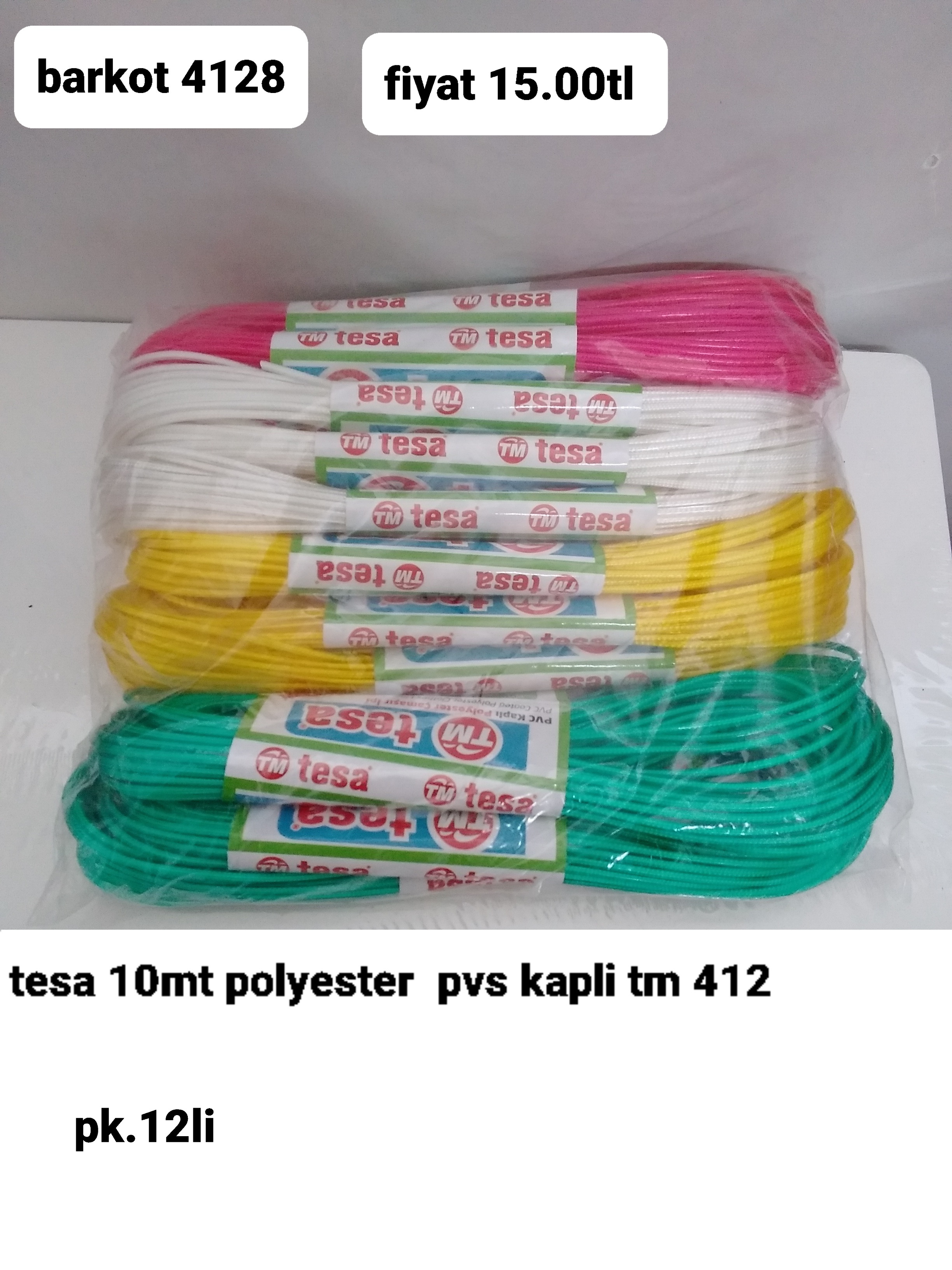TESA 10MT POLYESTER PVS KAPLI TM 412 4128