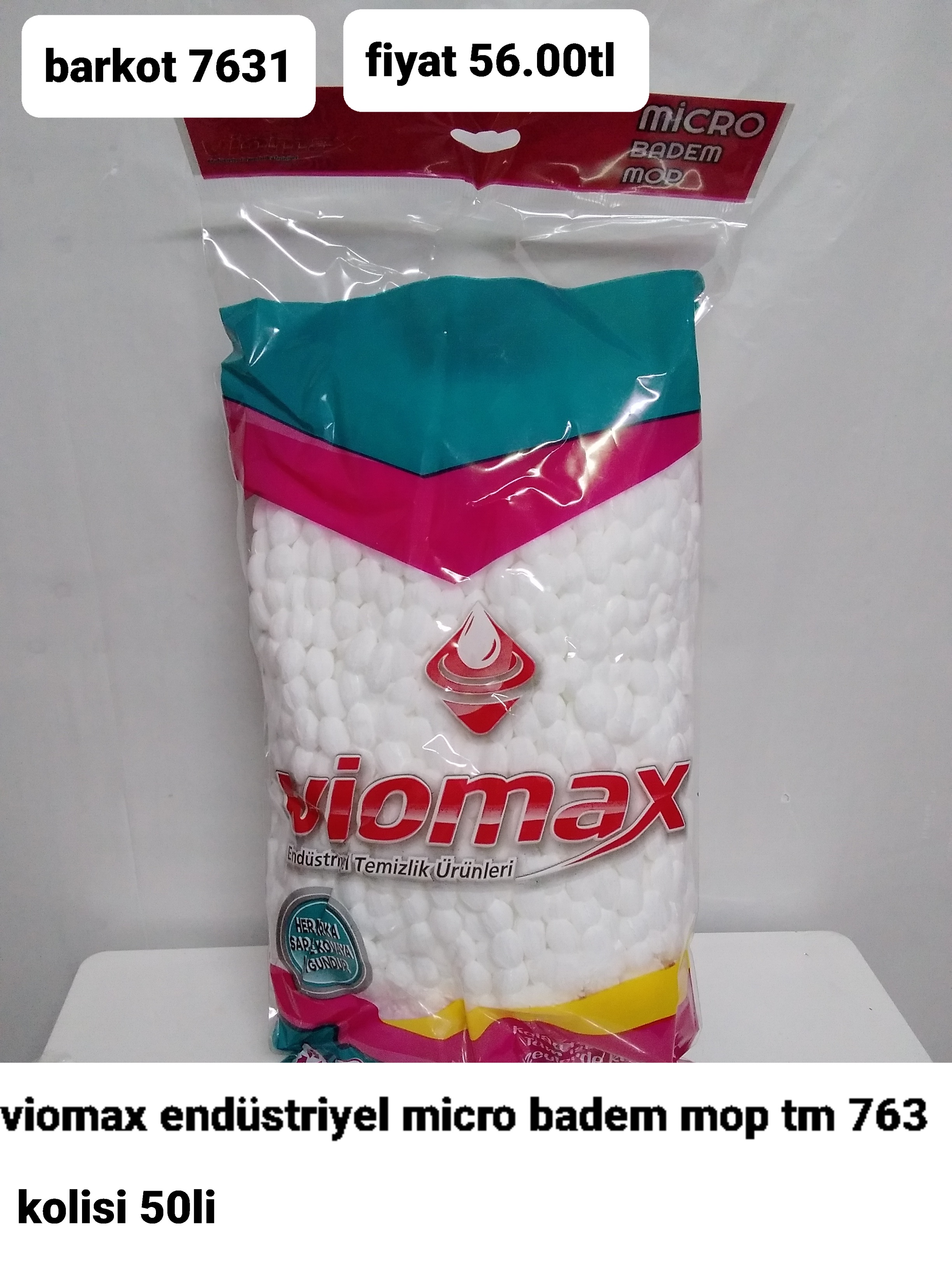 VİOMAX ENDÜSTRİYEL MİCRO BADEM MOP 7631