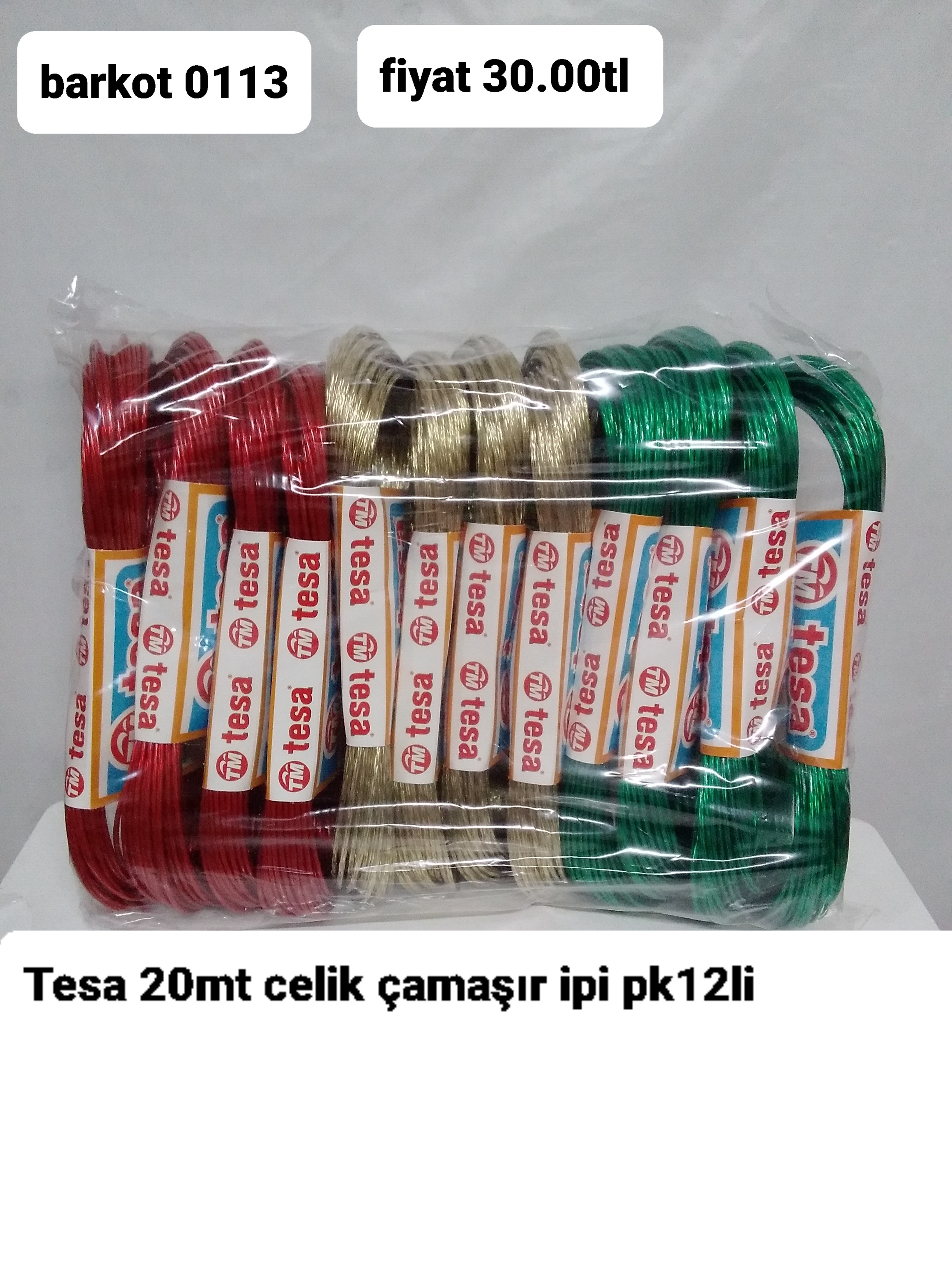 TESA 20MT ÇELİK ÇAMAŞIR İPİ 0113