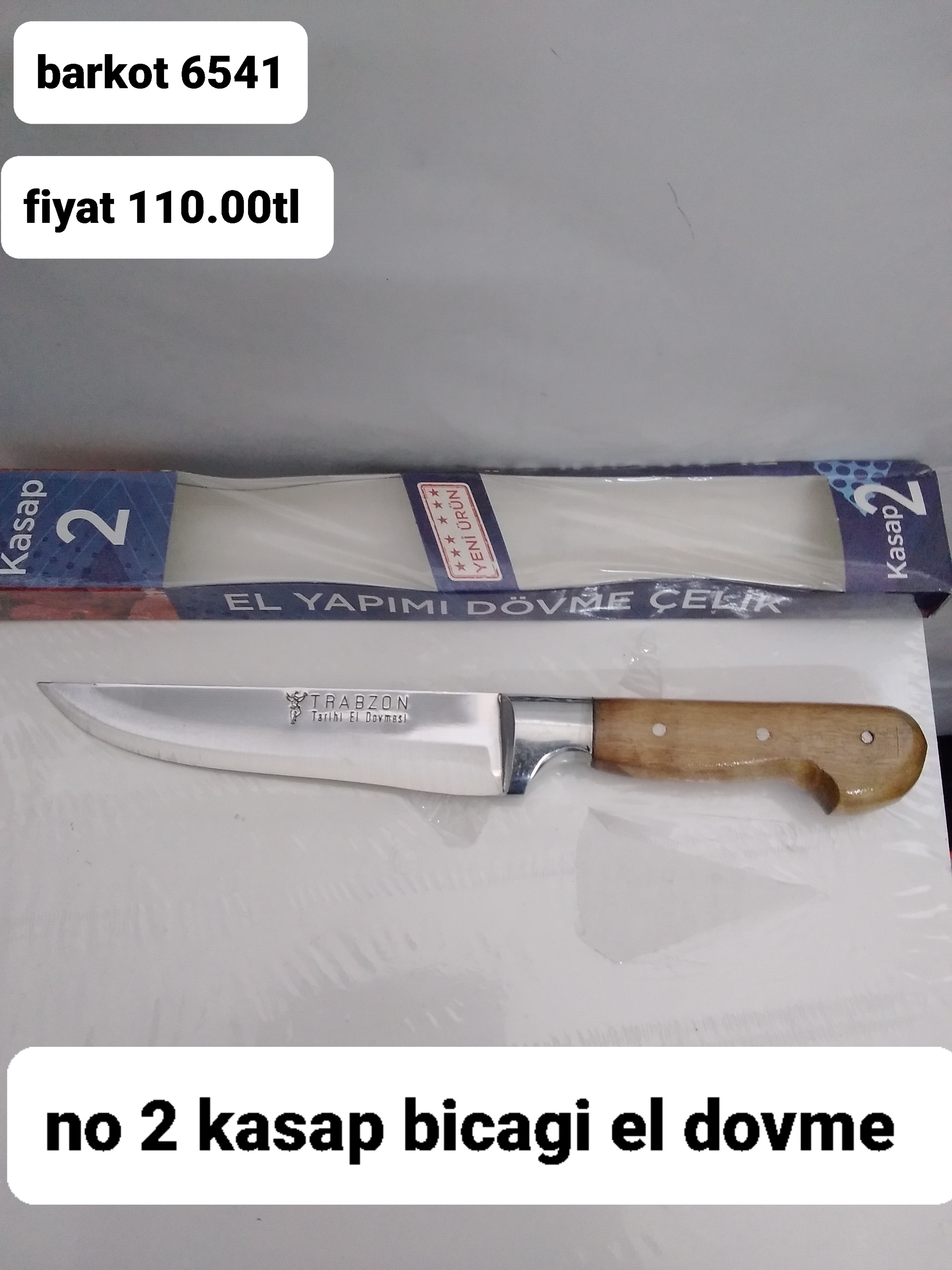 NO 2 KASAP BIÇAĞI EL DÖVME 6541 