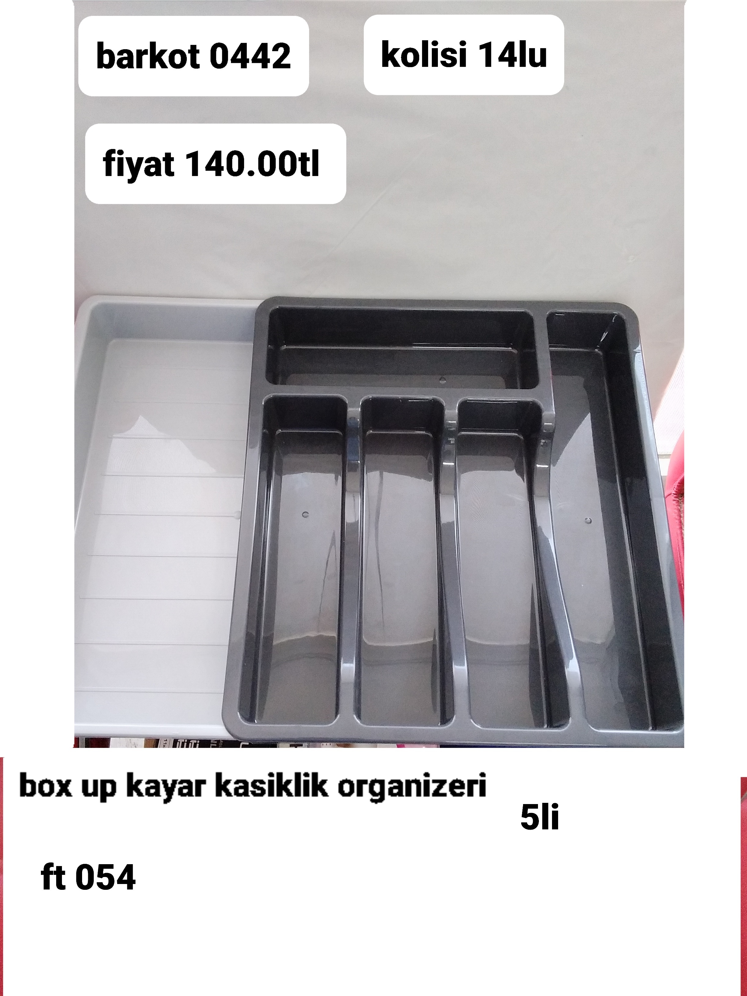BOX UP KAYAR KAŞIKLIK ORGANİZERİ 0442
