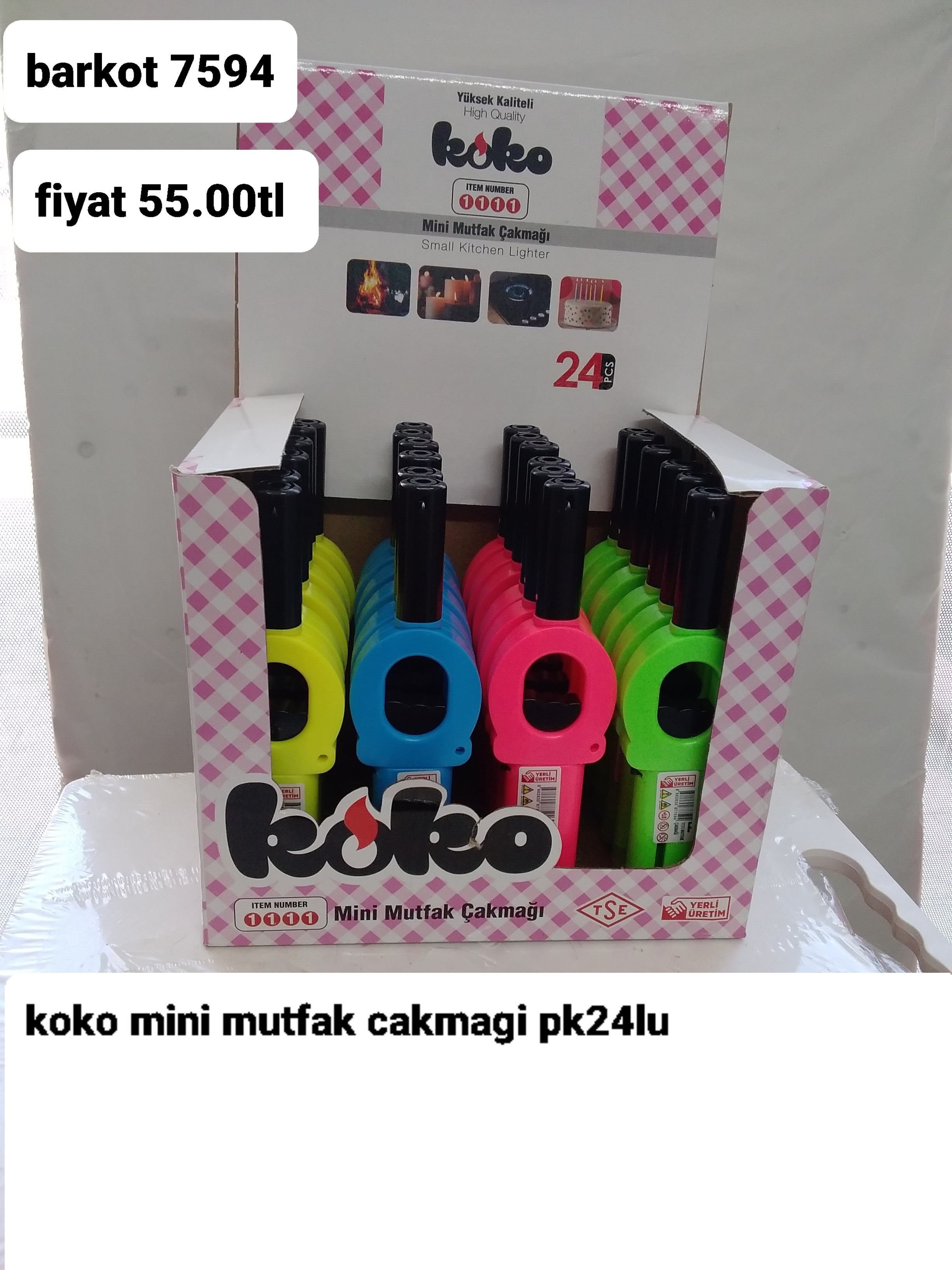 KOKO MİNİ MUTFAK ÇAKMAĞI 7594