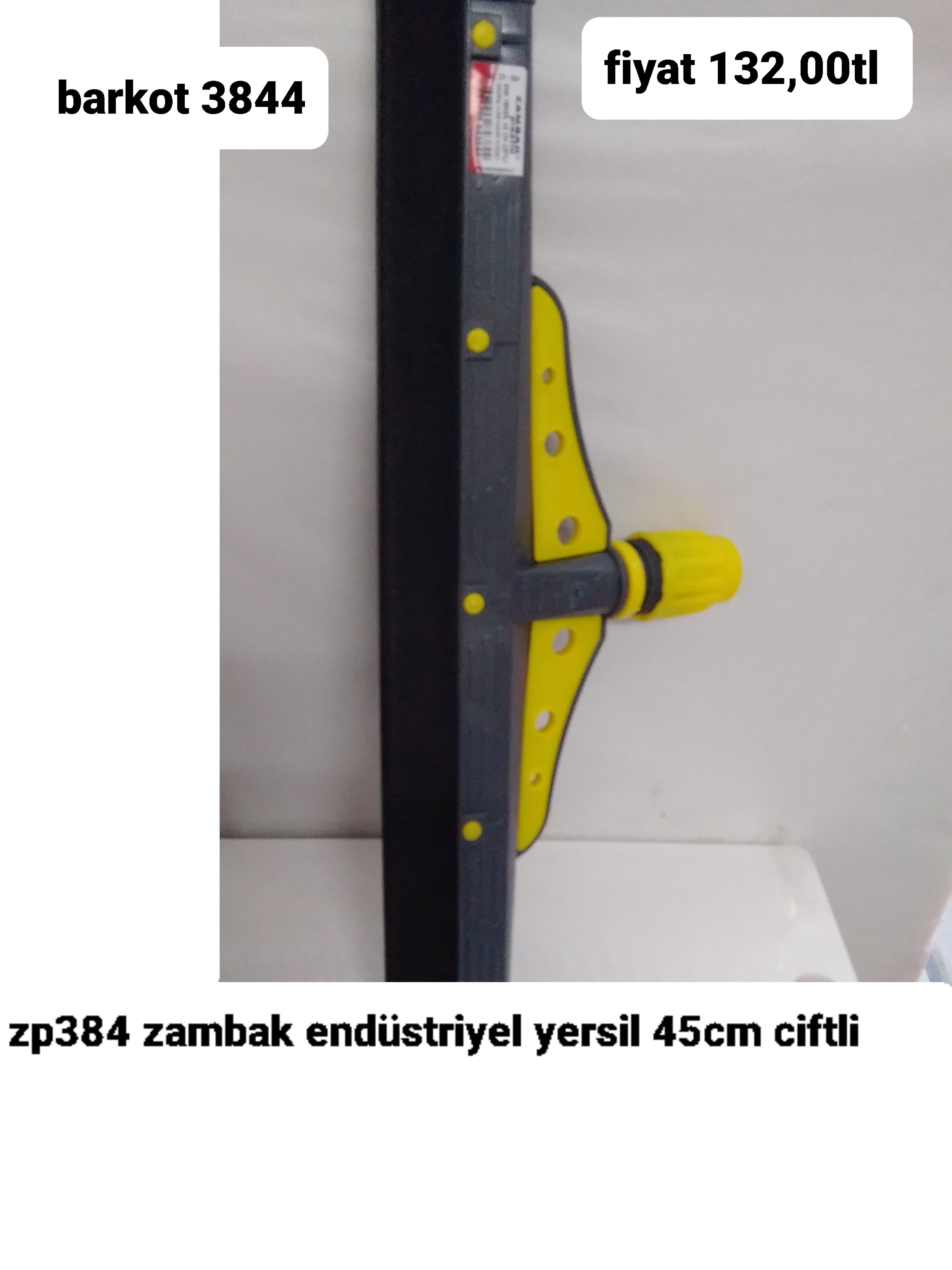 ZP 384 ZAMBAK ENDÜSTRİYEL YERSİL 45 CM ÇİFTLİ 3844