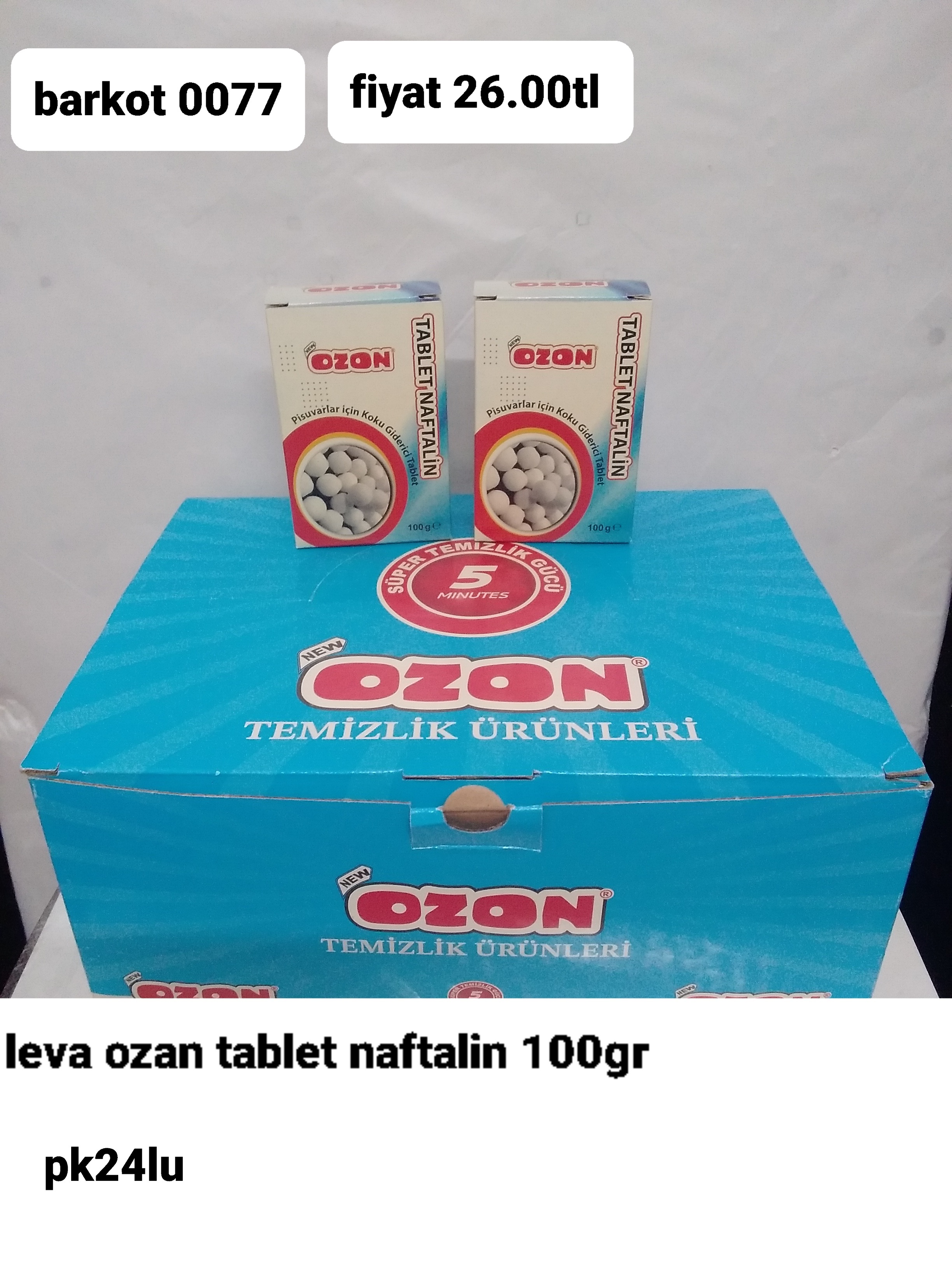 LEVA OZAN TABLET NAFTALİN 100R 0077