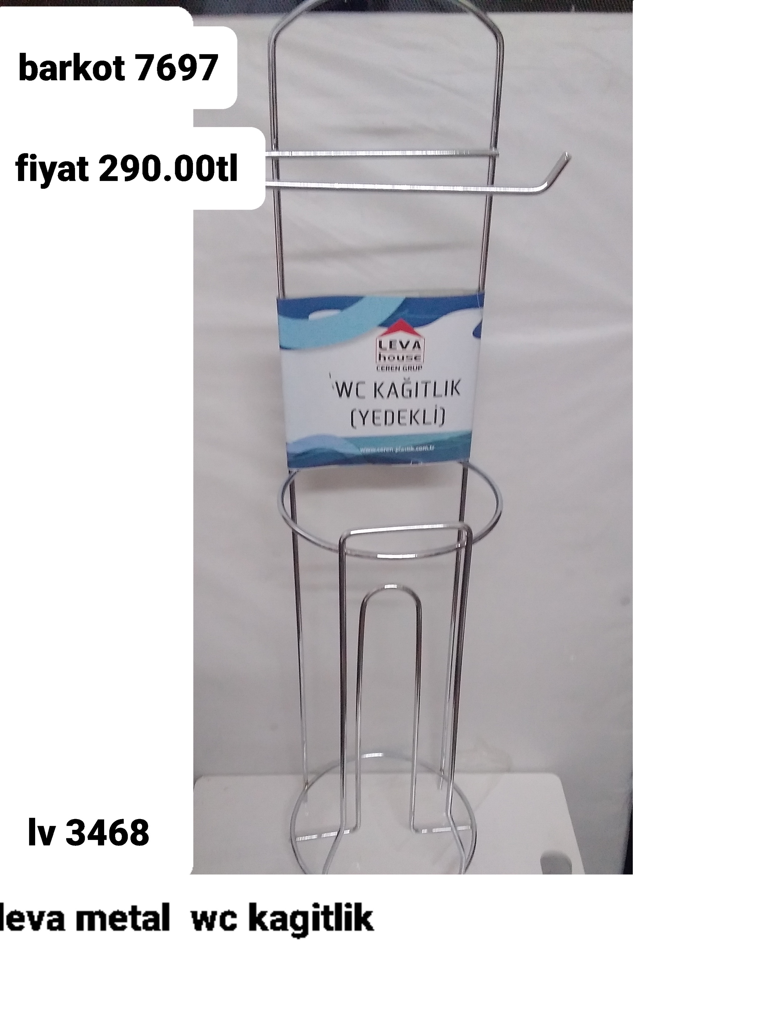 LEVA METAL WC KAĞITLIK 7697