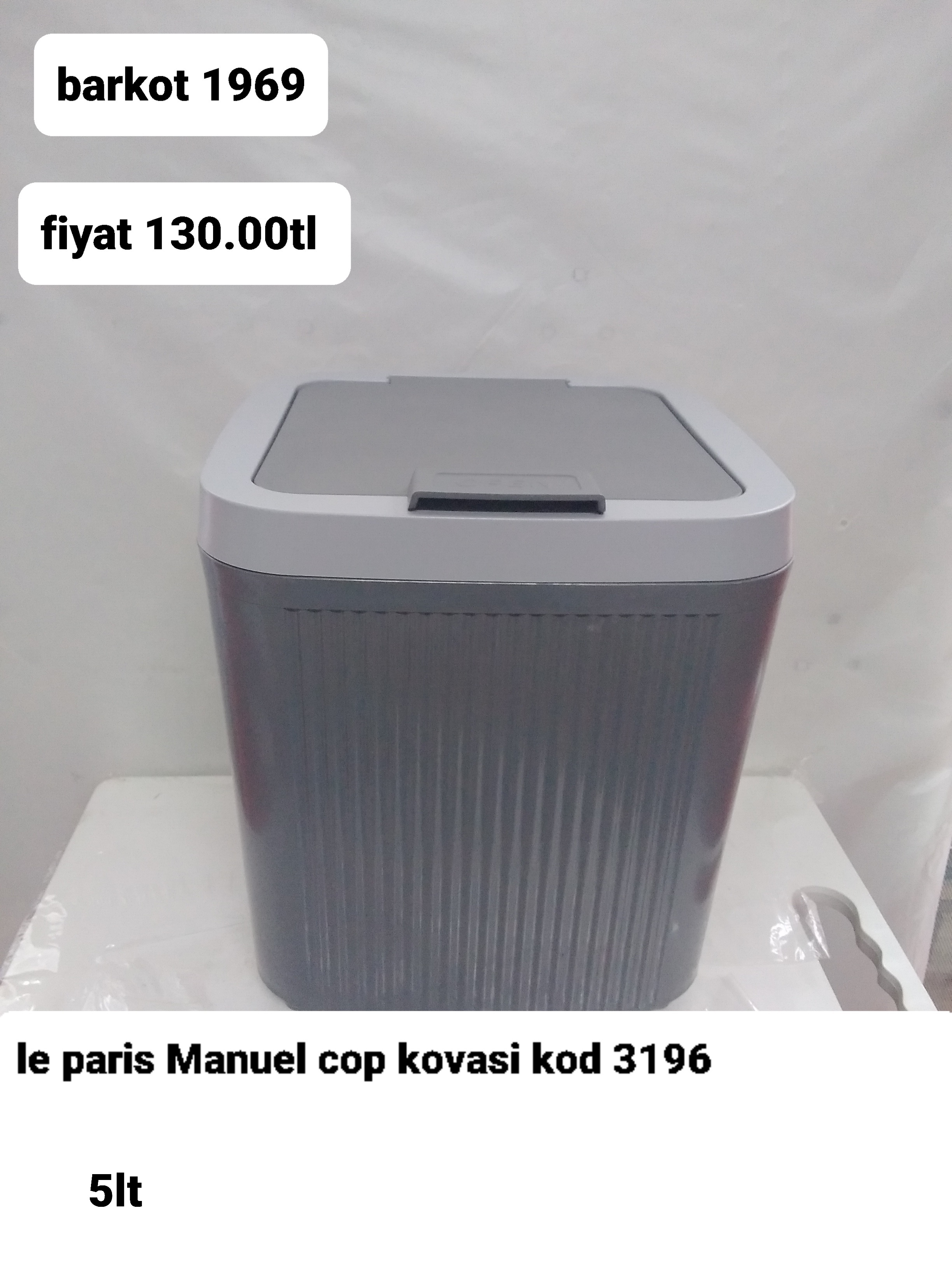 LE PARİS MANUEL ÇÖP KOVASI 5LT 1969