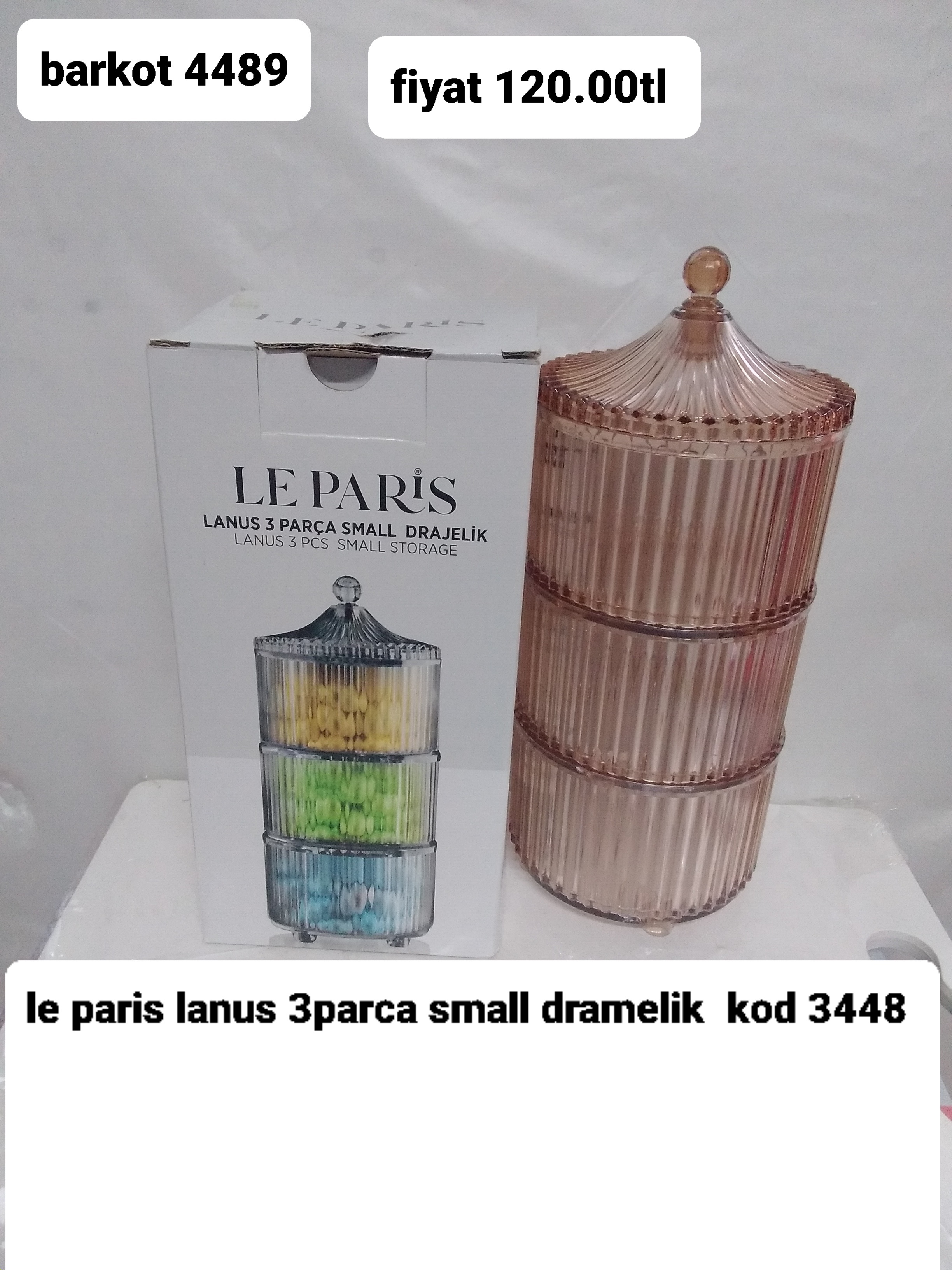LE PARİS LANUS 3 PARÇA SMALL DRAMELİK 4489