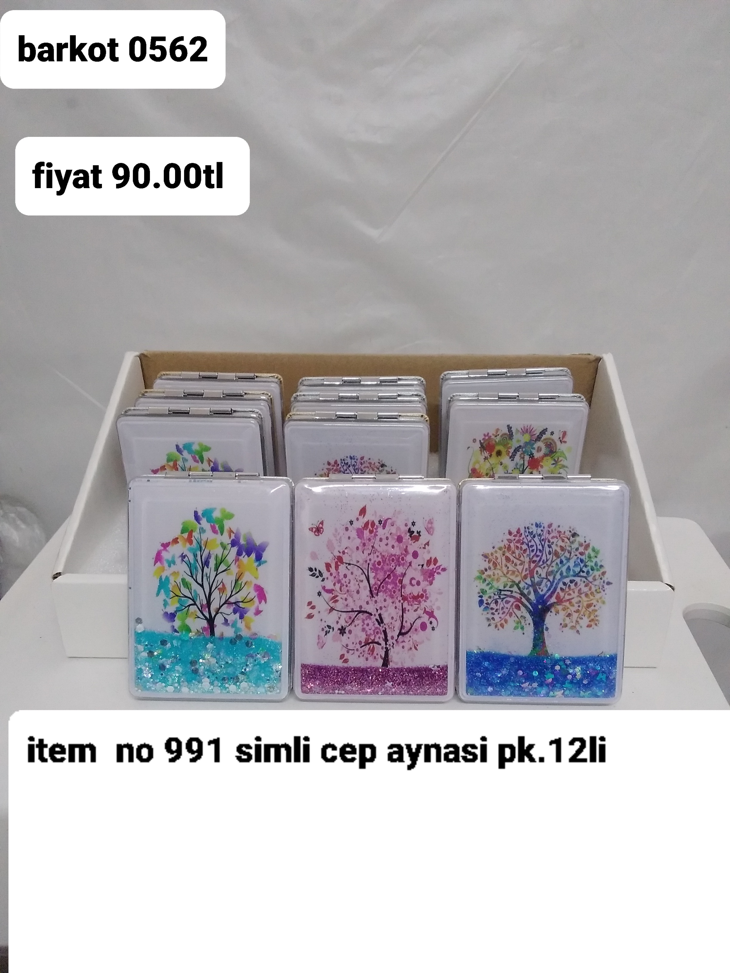 İTEM NO 991 SİMLİİ CEP AYNASI 0562