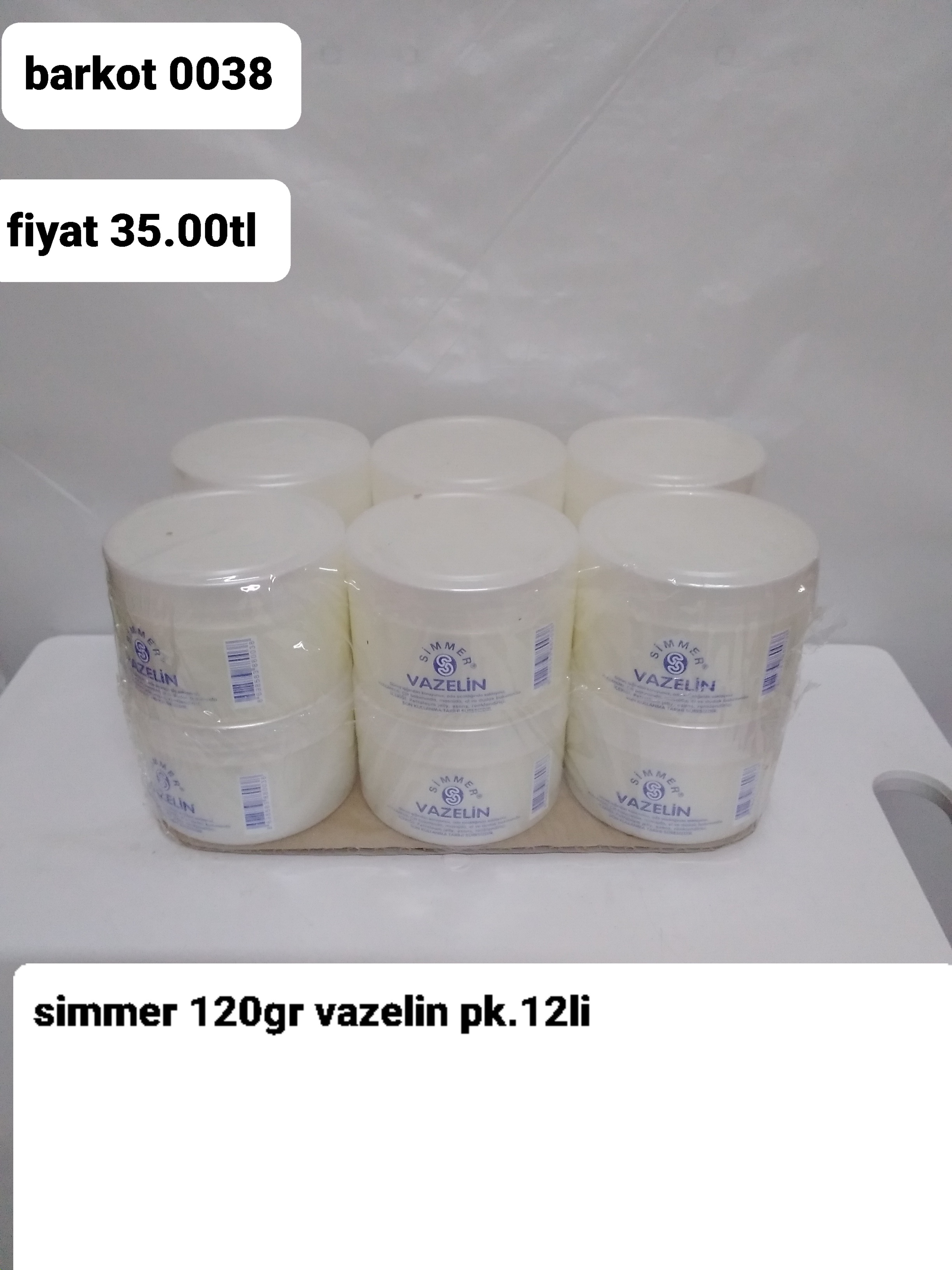 SİMMER 120GR VAZELİN 0038