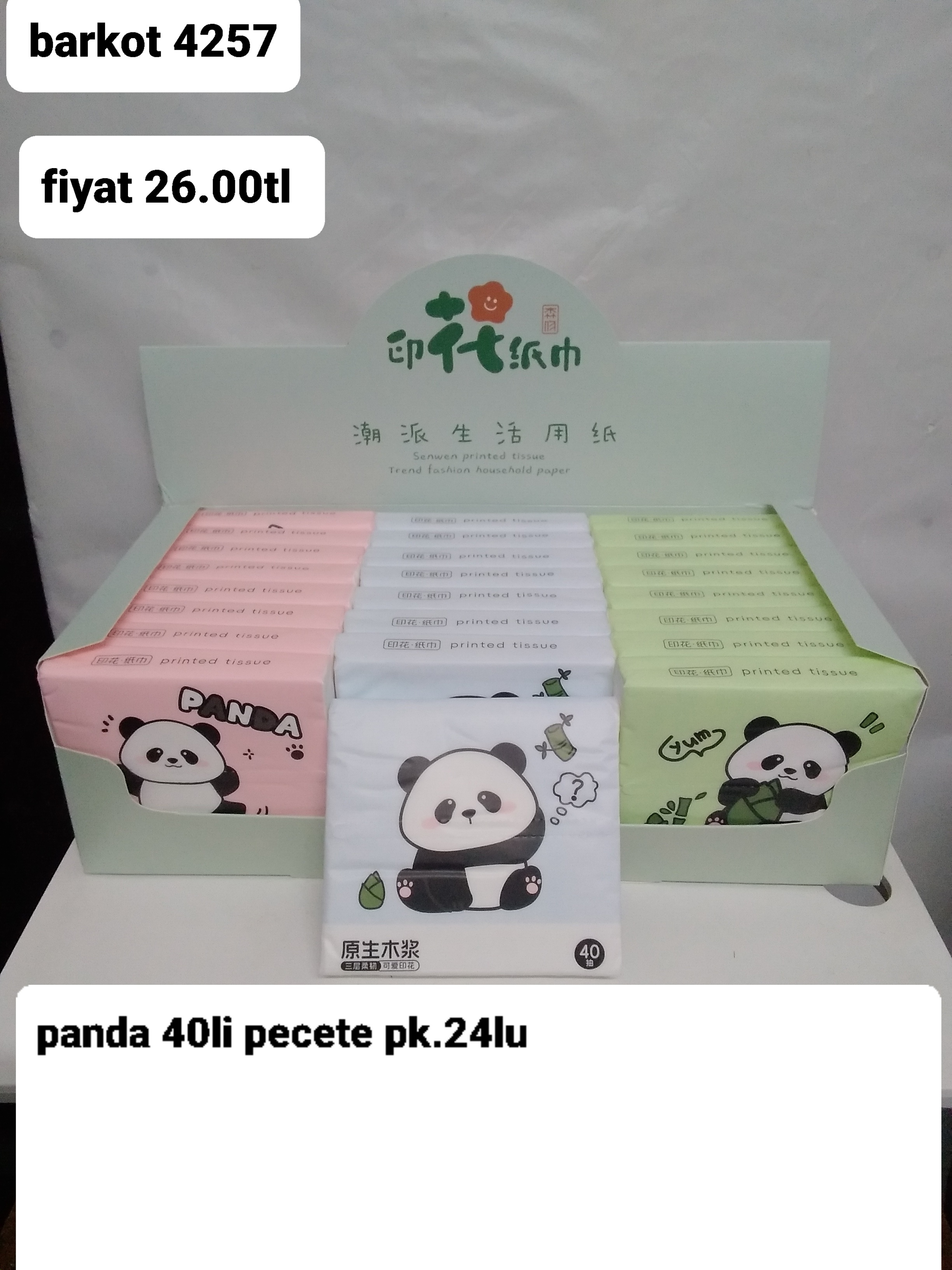 PANDA 40 LI PEÇETE 4257