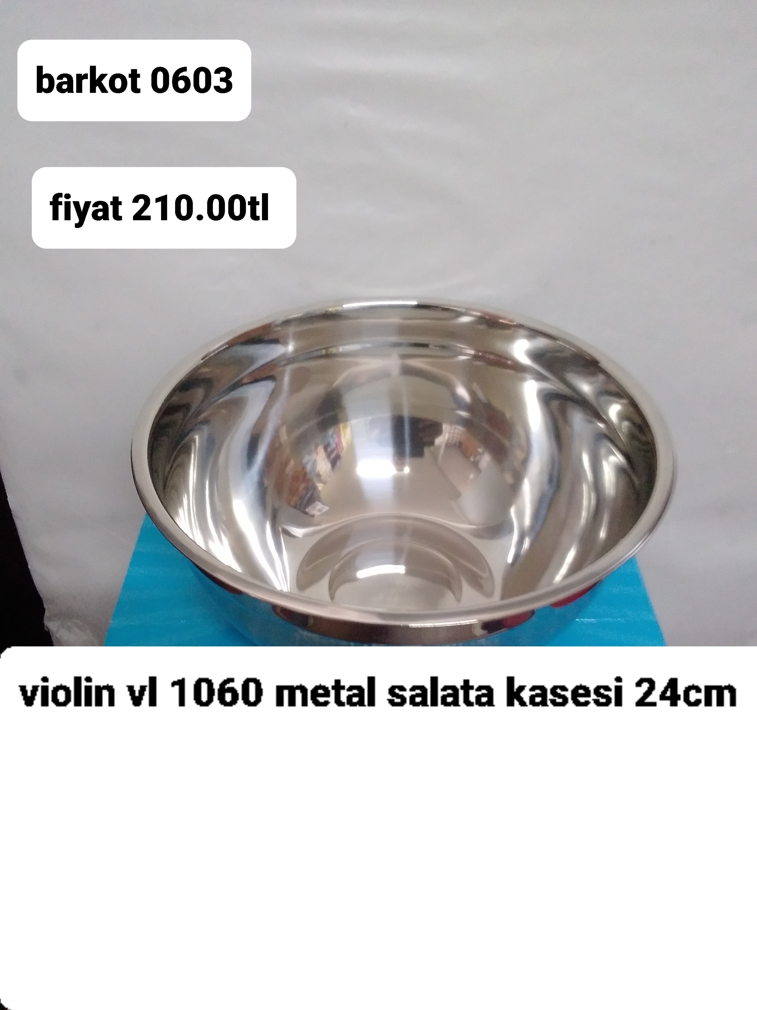 CİOLİN CL 1060 METAL SALATA KESESİ 24CM 0603
