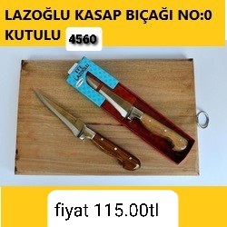 LAZOĞLU KASAP BIÇAĞI NO:0 KUTULU 4560