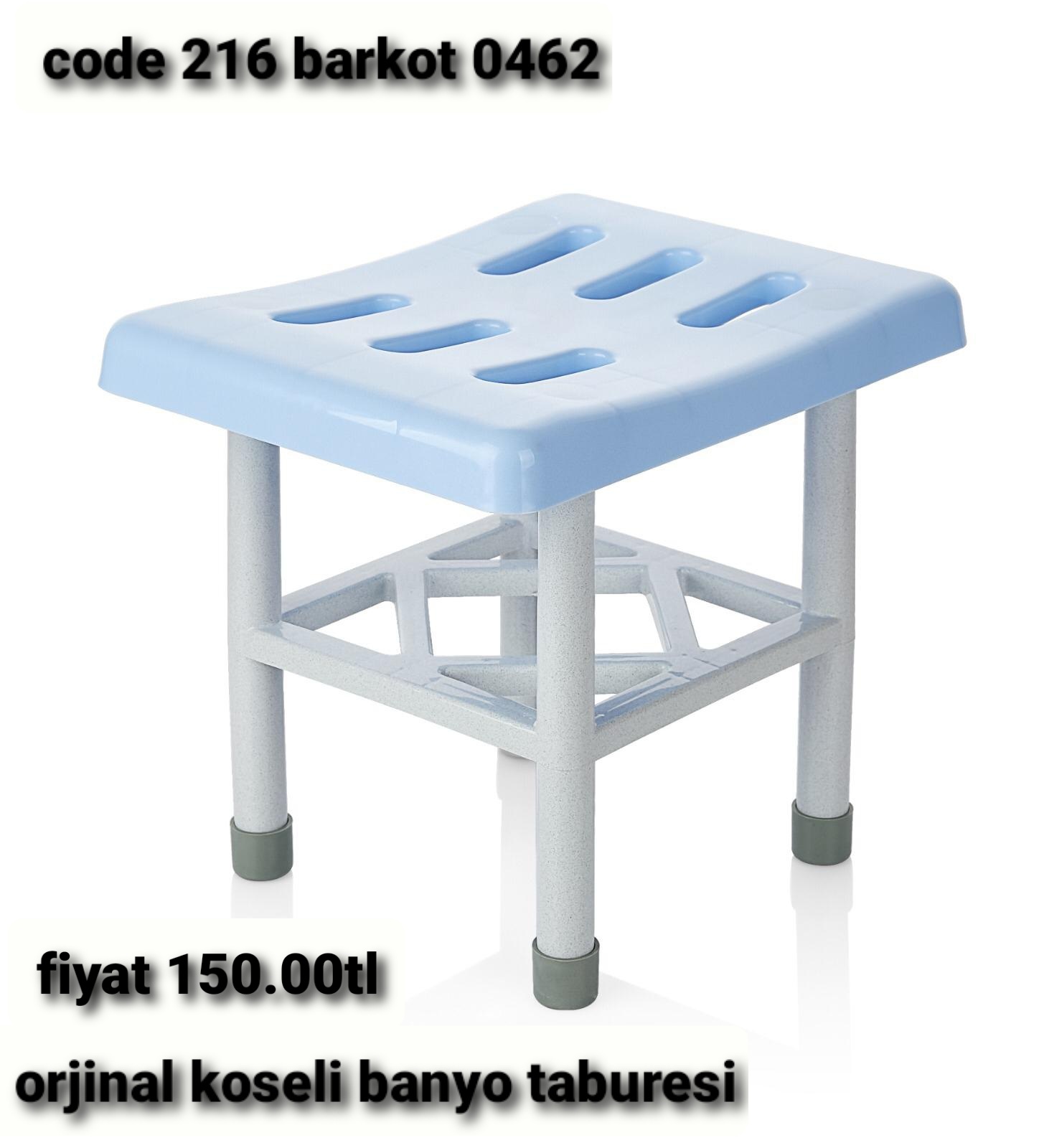 ORJİNAL KÖŞELİ BANYO TABURESİ 0462