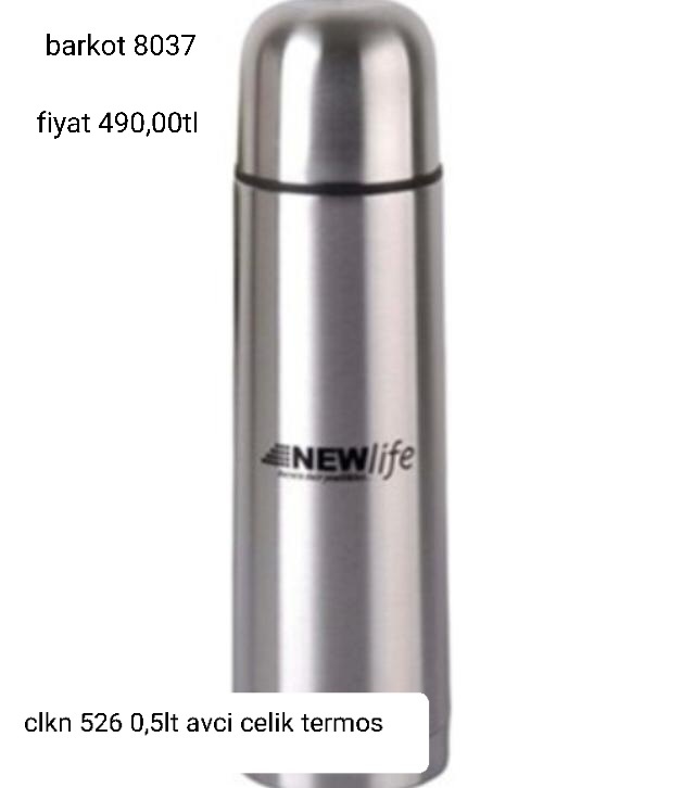 CLKN 0,5LT AVCI ÇELİK TERMOS 8037 