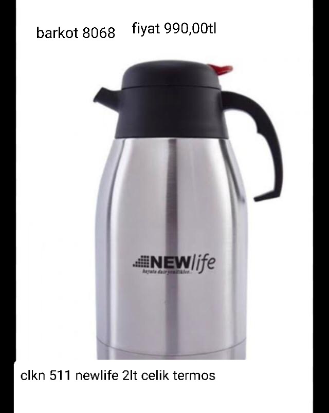 CLKN 511 NEWLİFE 2LT ÇELİK TERMOS  8068
