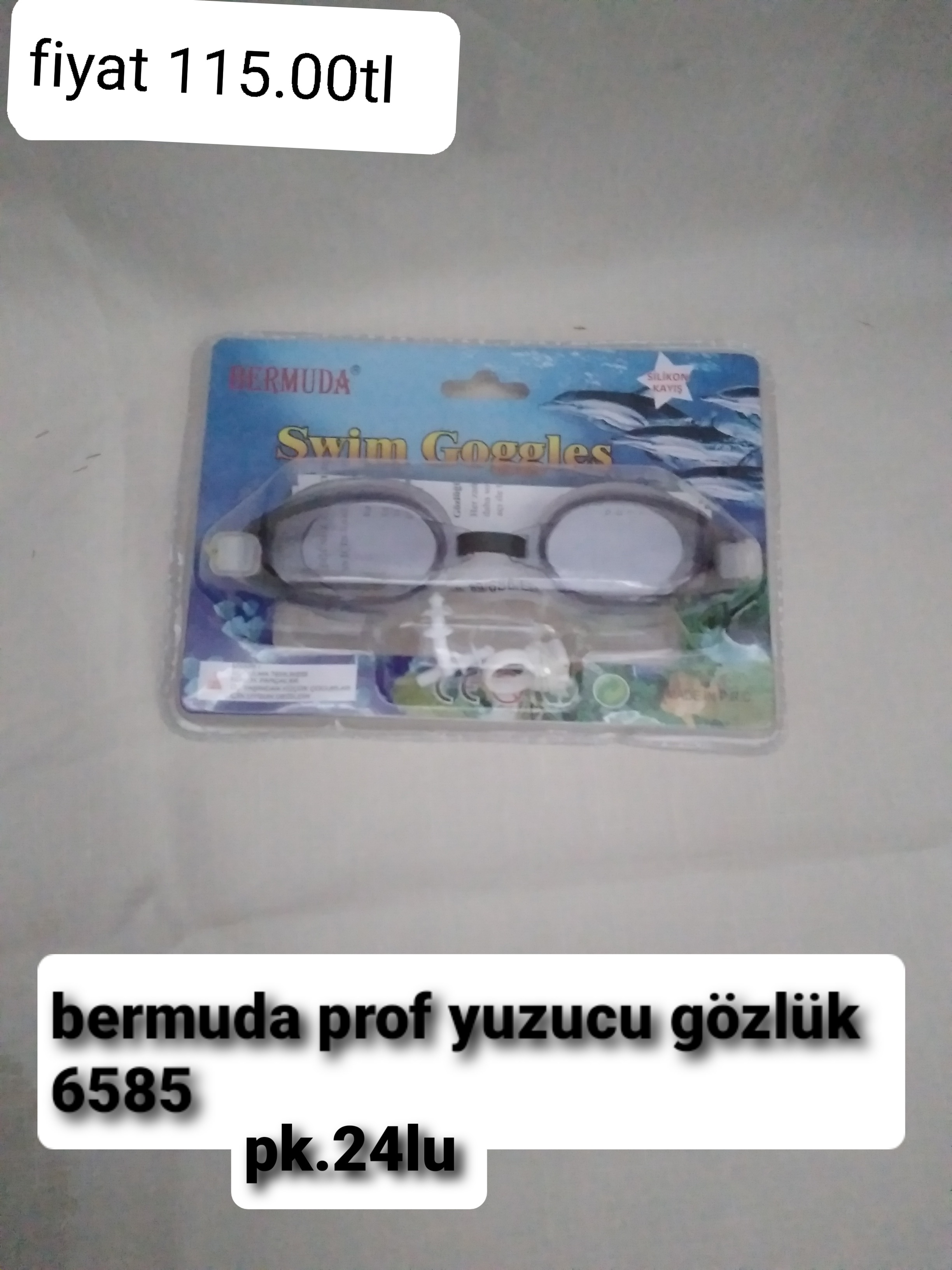 BERMUDA PROF YÜZÜCÜ GÖZLÜK 6585