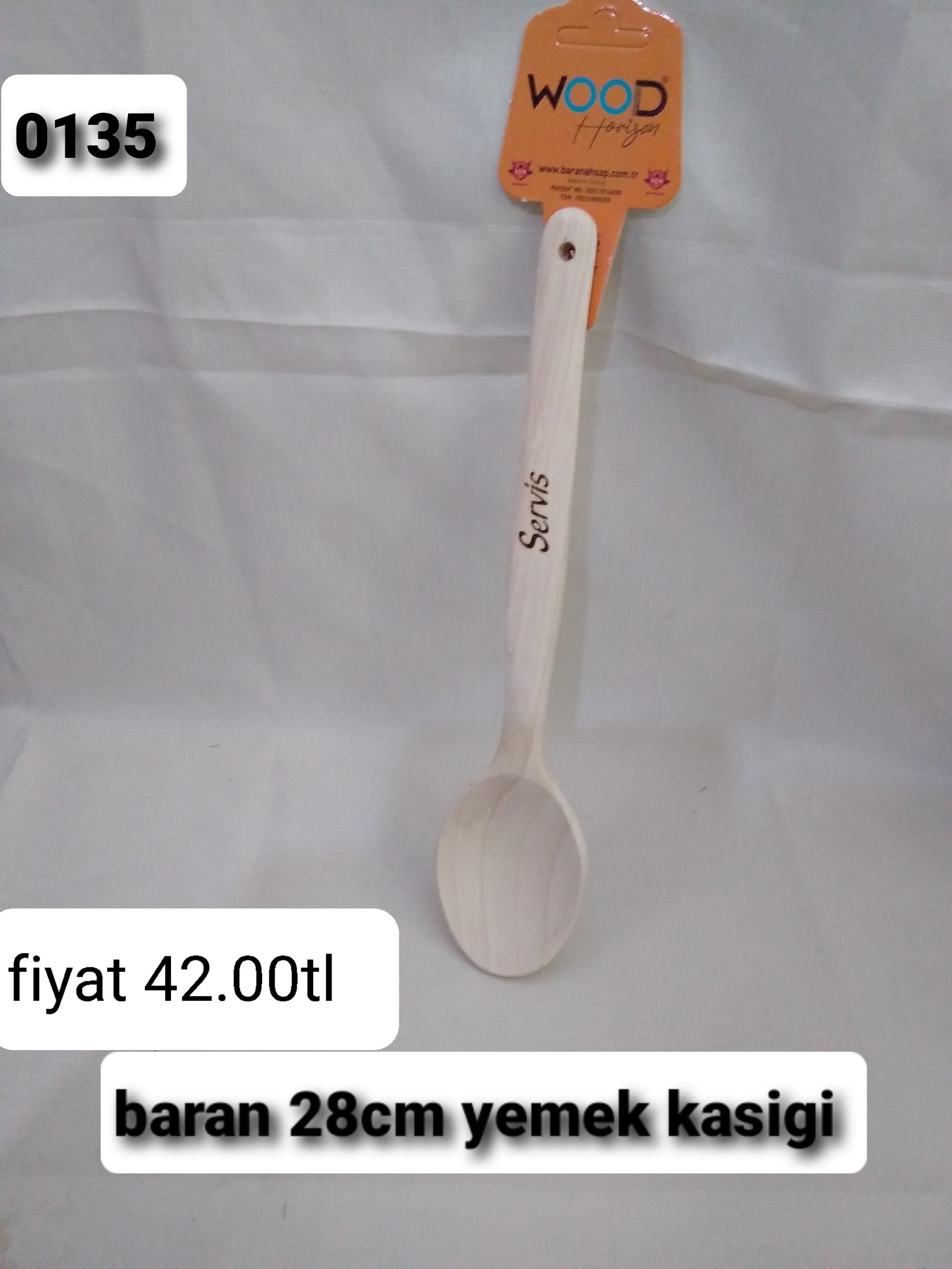 BARAN 28CM YEMEK KAŞIĞI 0135