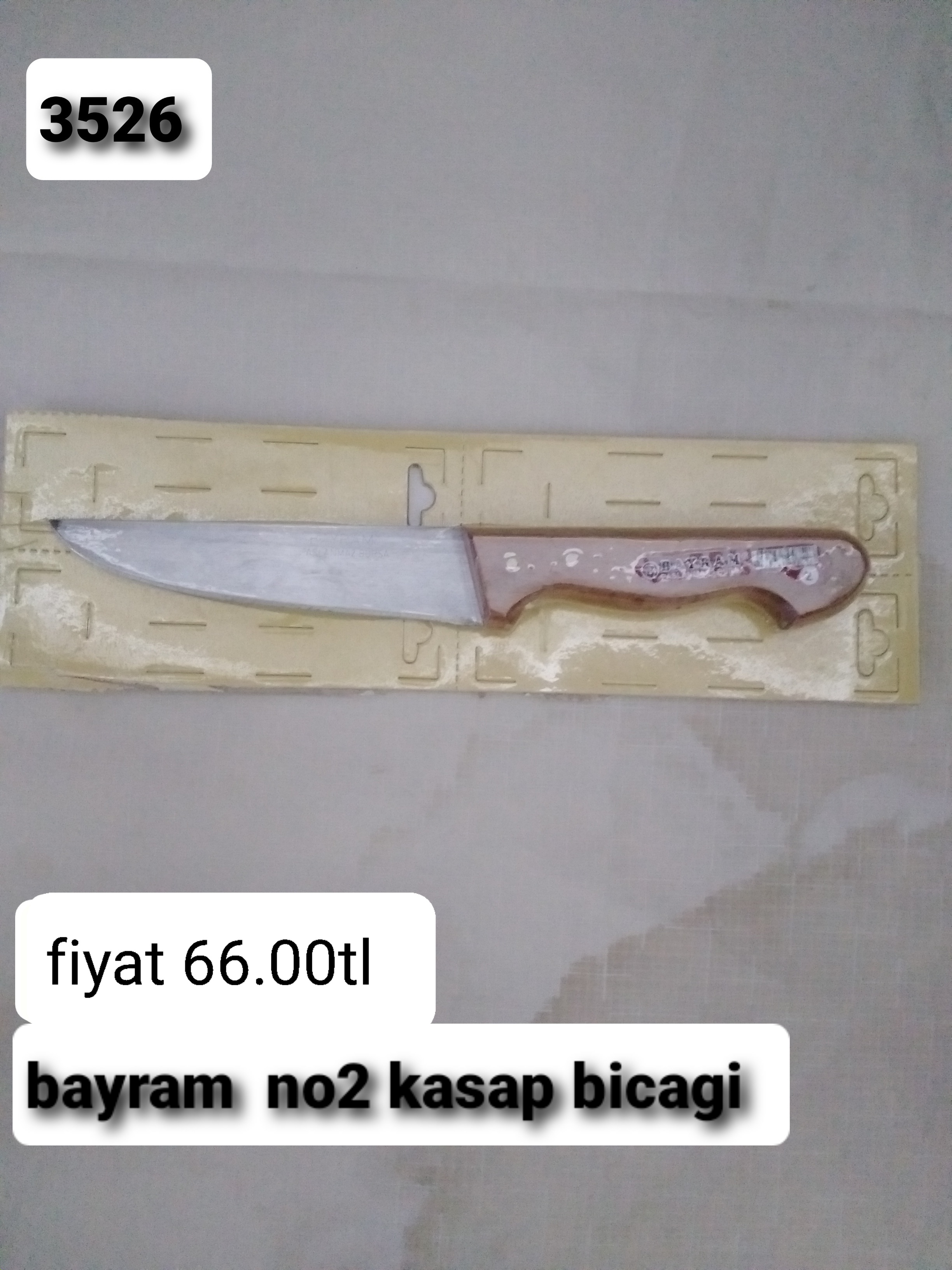 BAYRAM NO 2 KASAP BIÇAĞI 3526