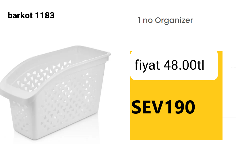 1 NO ORGANİZER 1183