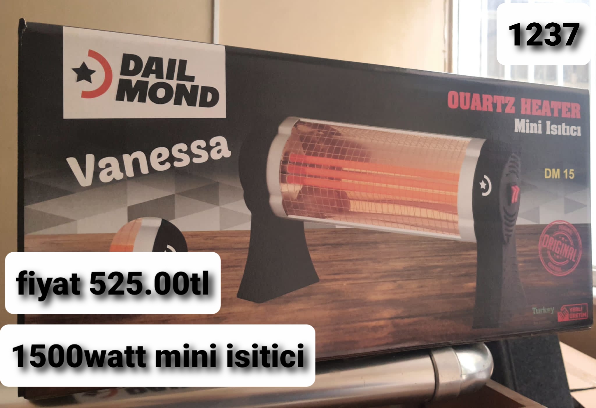 DAİL MOND VANESSA 150 WATT MİNİ ISITICI 1237