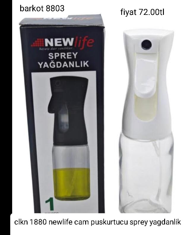 CLKN 1880 NEWLİFE CAM PÜSKÜRTÜCÜ SPREY YAĞDANLIK 8803