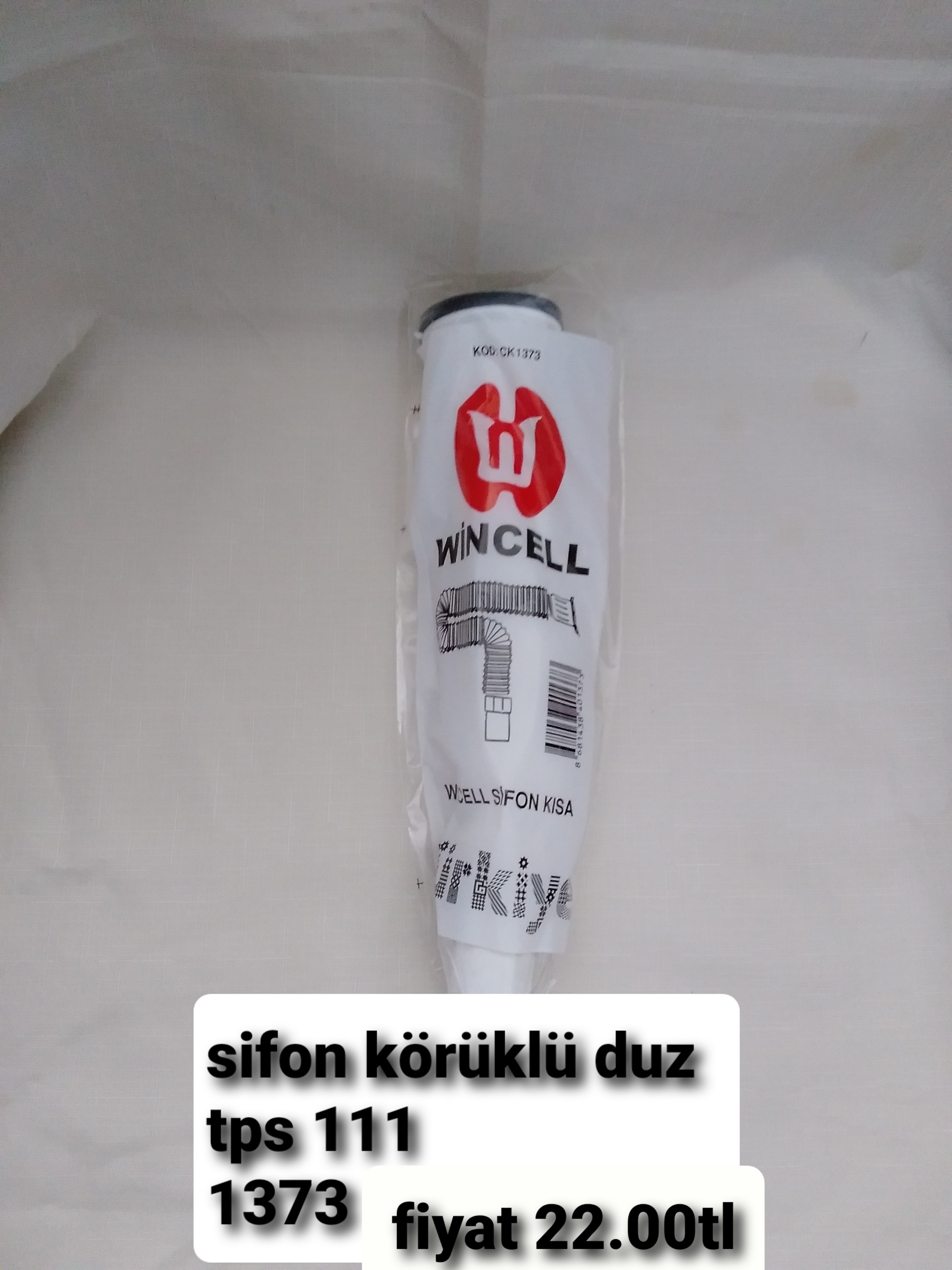 SİFON KÖRÜKLÜ DÜZ 1373
